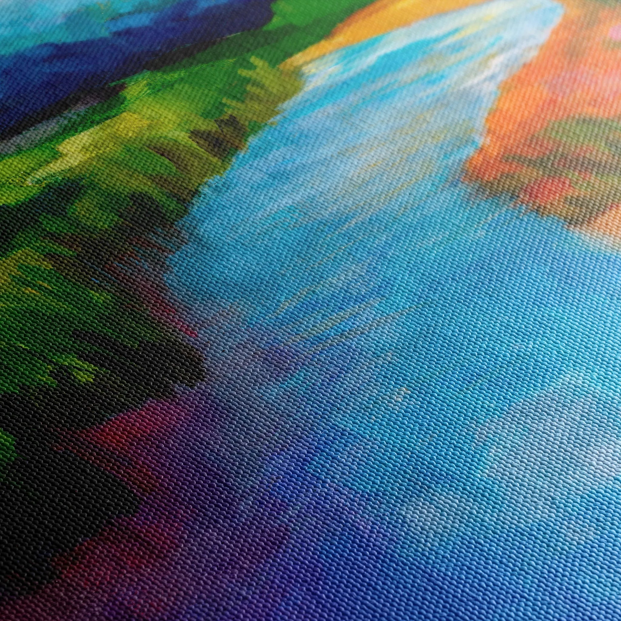 Landscape 048 Canvas Art 18" x 24" / 45 x 60 cm / Black