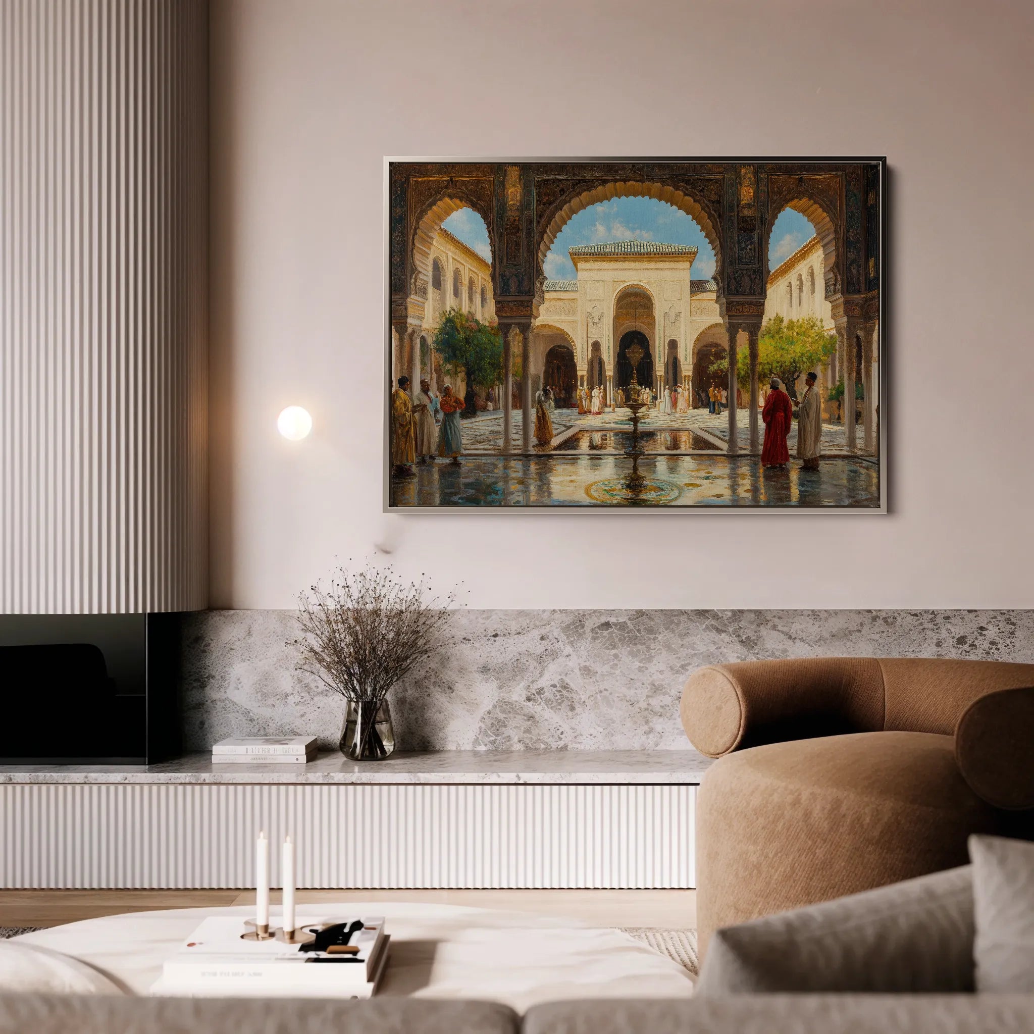 Orientalist 048 Canvas Art 18" x 24" / 45 x 60 cm / Black
