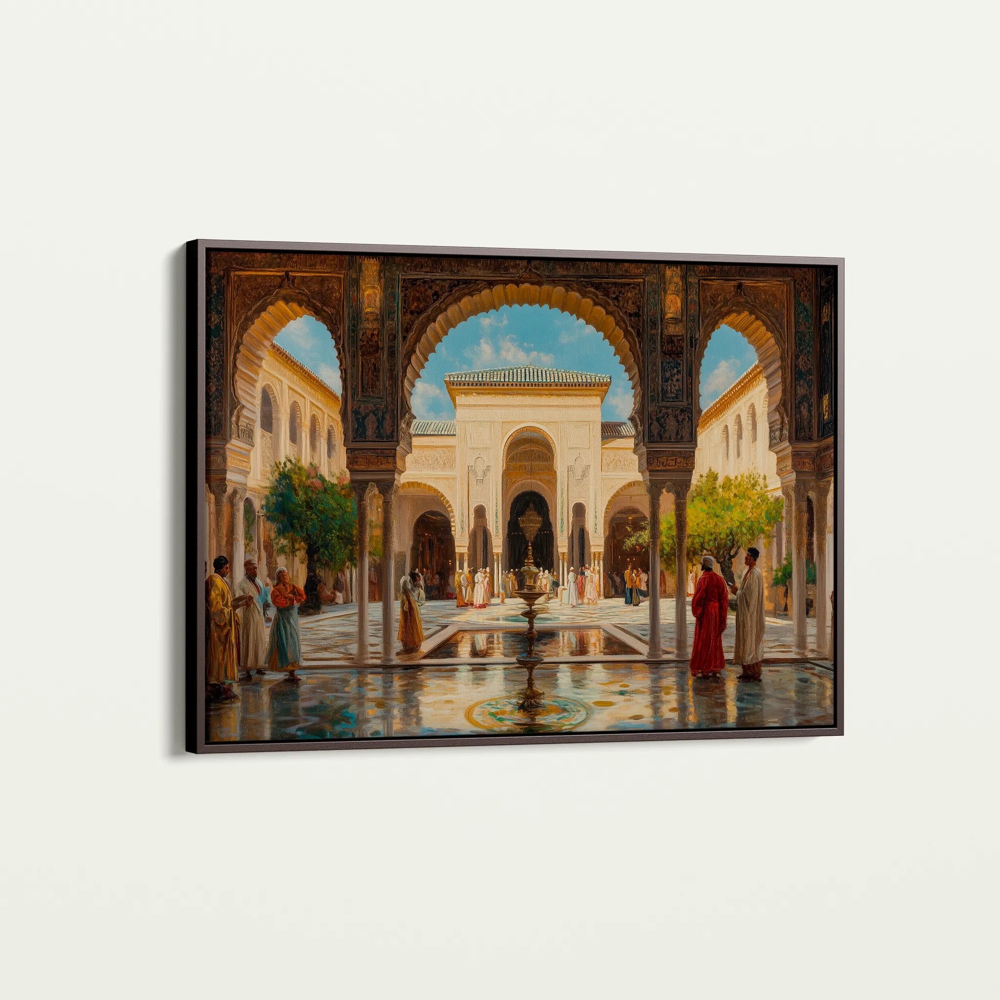 Orientalist 048 Canvas Art 18" x 24" / 45 x 60 cm / Black