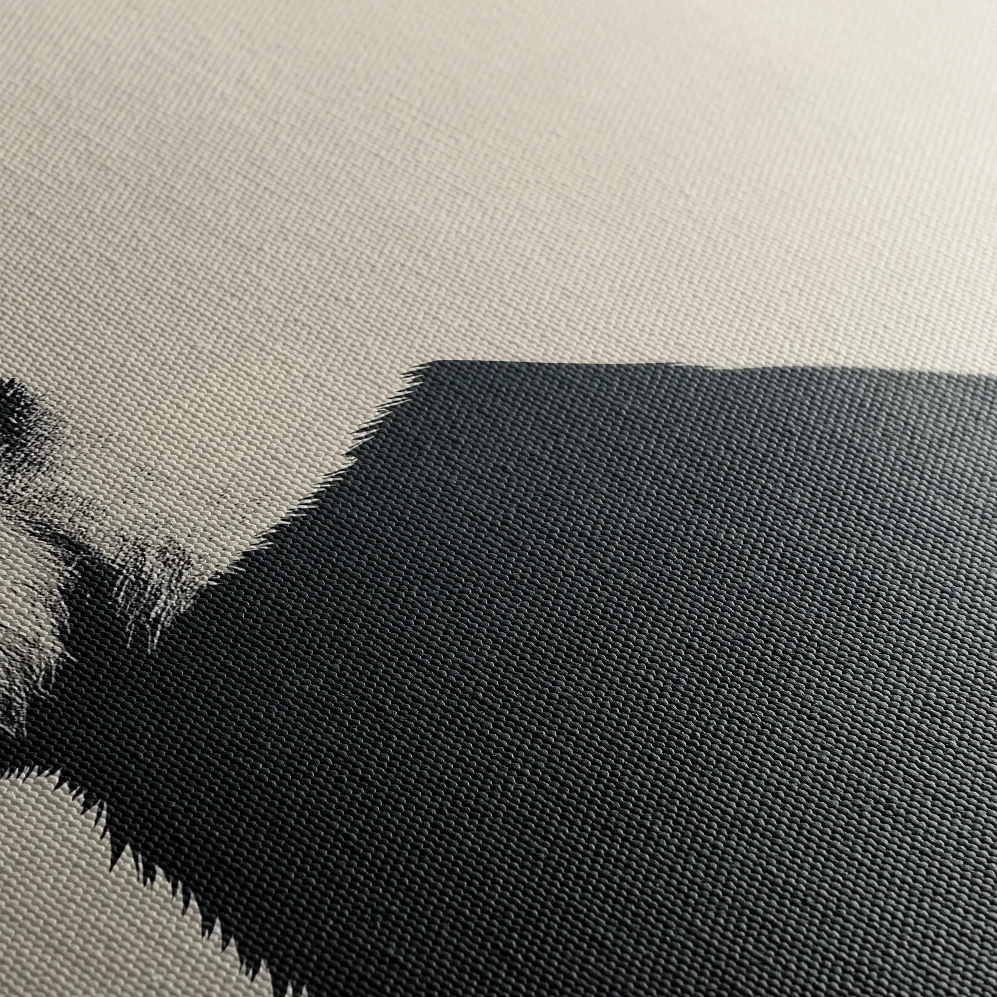 Animals 049 Canvas Art 18" x 24" / 45 x 60 cm / Black