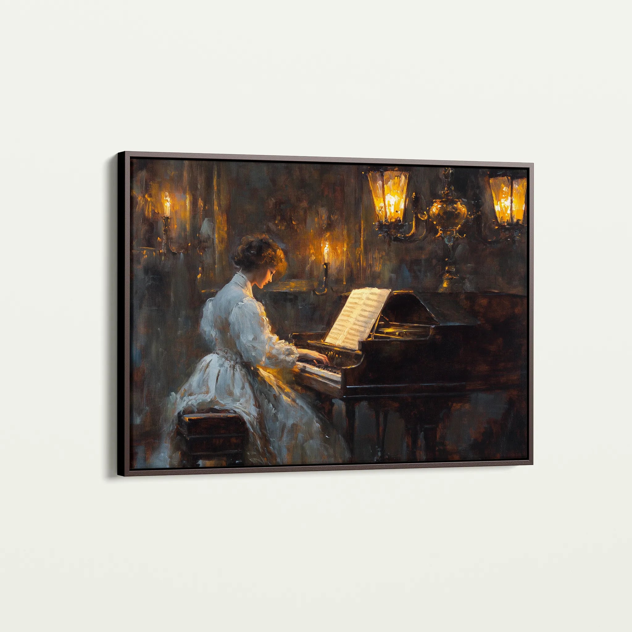 Classic 049 Canvas Art 18" x 24" / 45 x 60 cm / Black