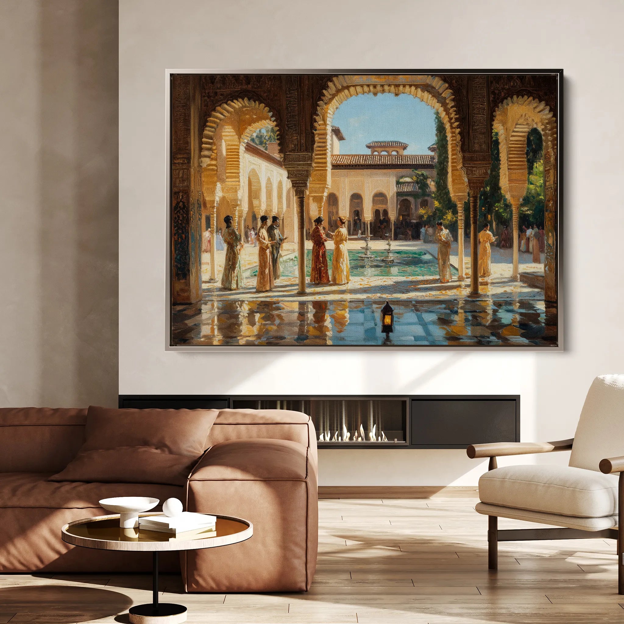 Orientalist 049 Canvas Art 18" x 24" / 45 x 60 cm / Black