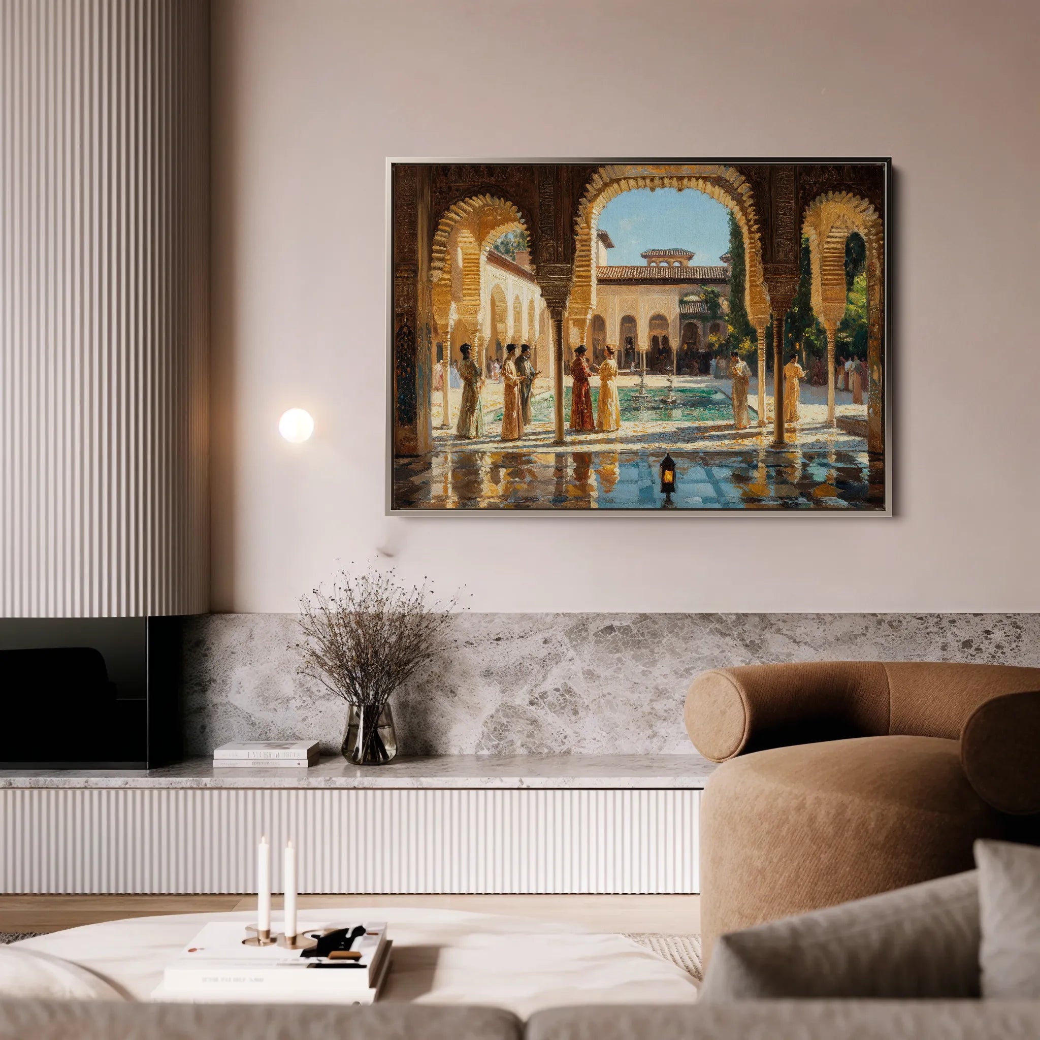 Orientalist 049 Canvas Art 18" x 24" / 45 x 60 cm / Black