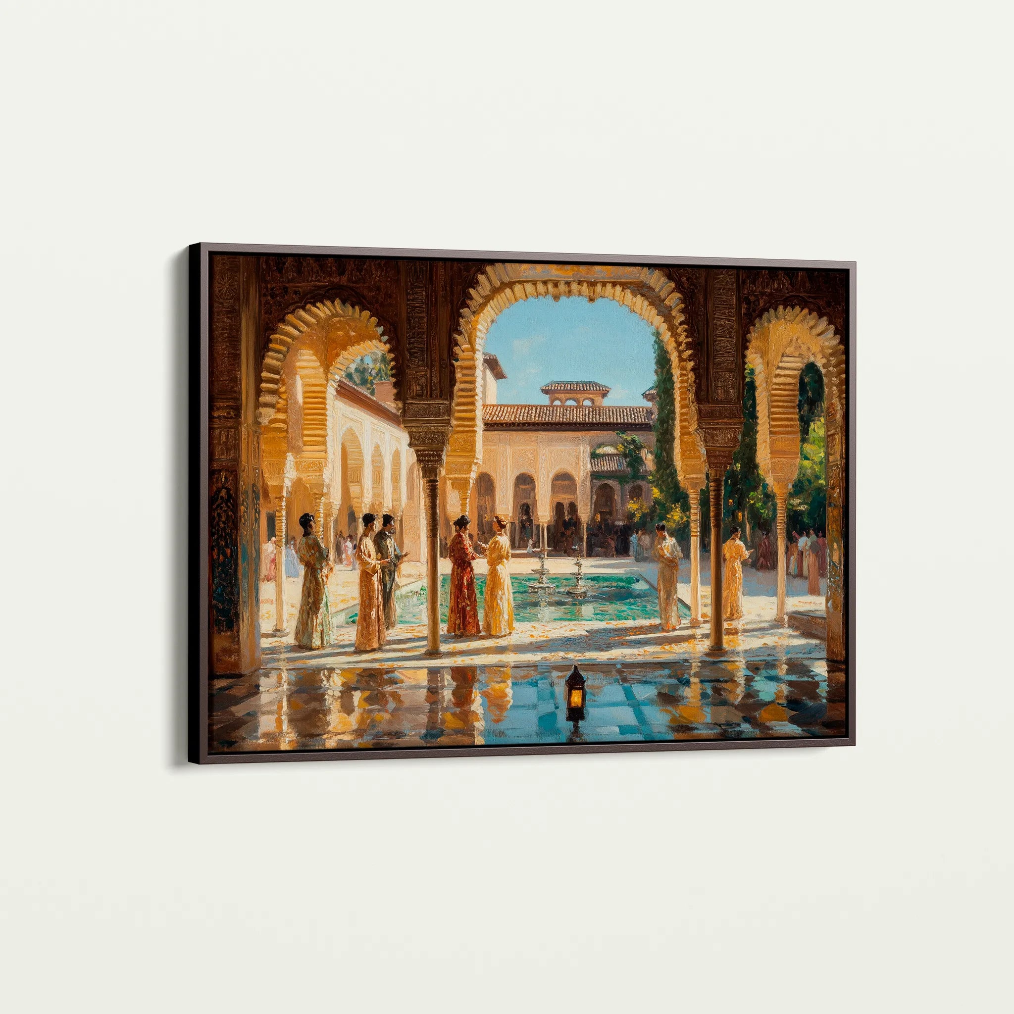 Orientalist 049 Canvas Art 18" x 24" / 45 x 60 cm / Black