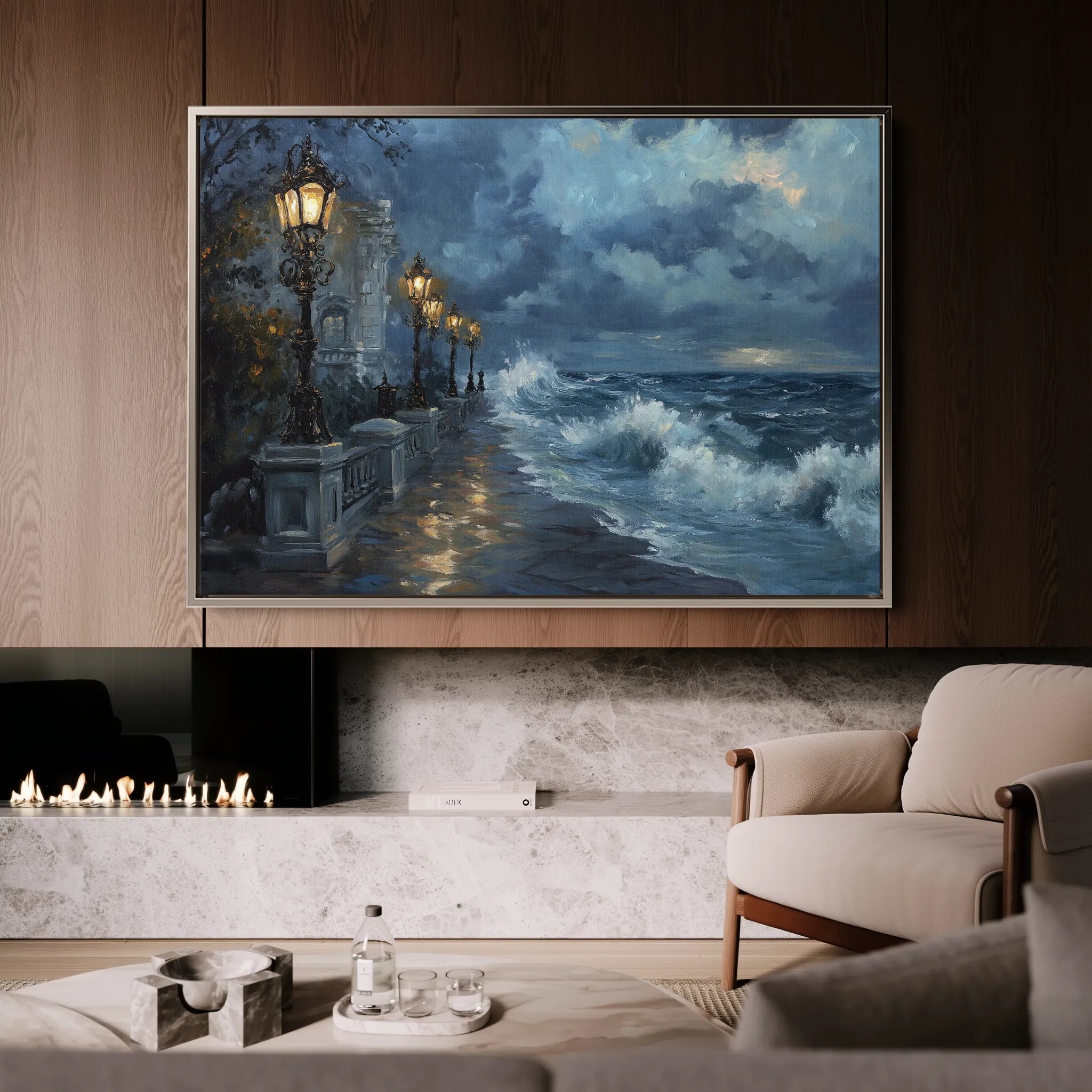 Classic 050 Canvas Art 18" x 24" / 45 x 60 cm / Black