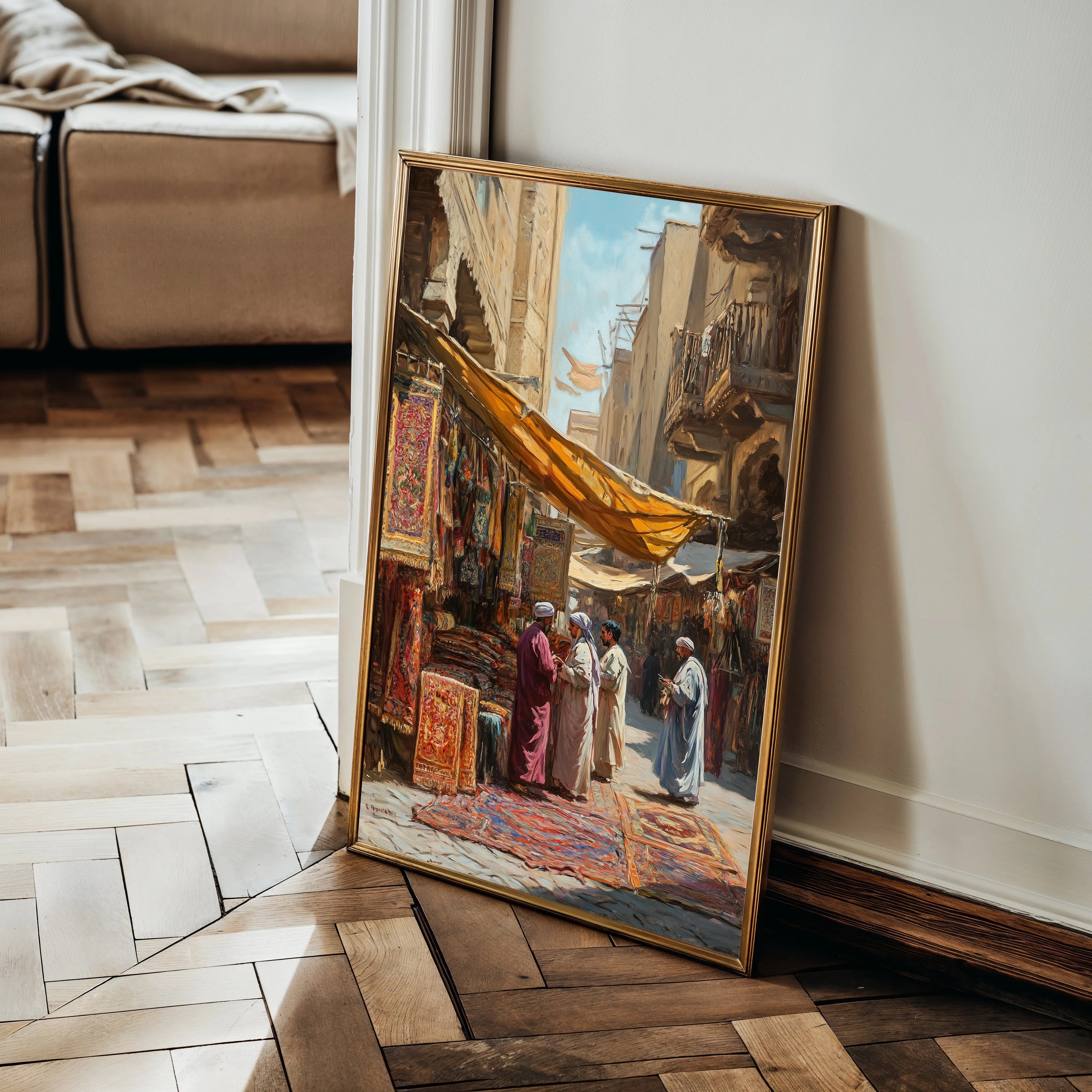 Orientalist 050 Canvas Art 18" x 24" / 45 x 60 cm / Black