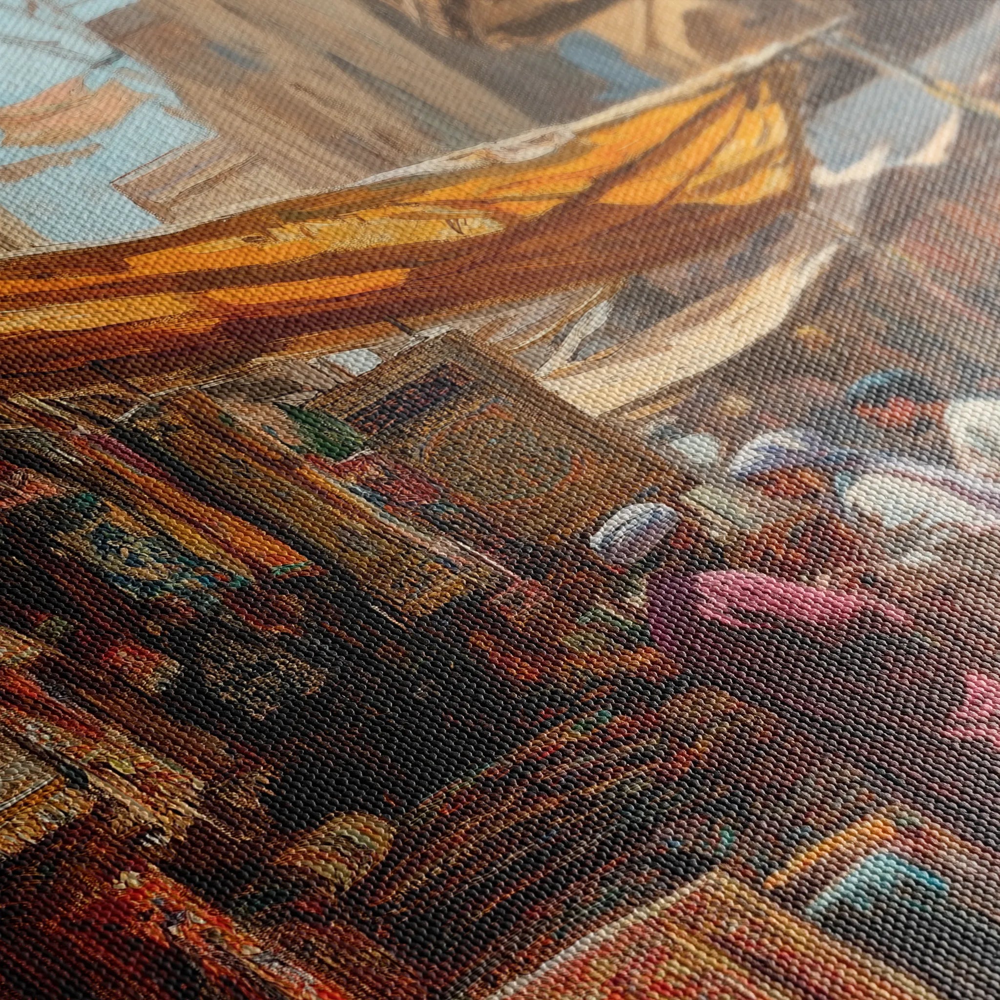 Orientalist 050 Canvas Art 18" x 24" / 45 x 60 cm / Black
