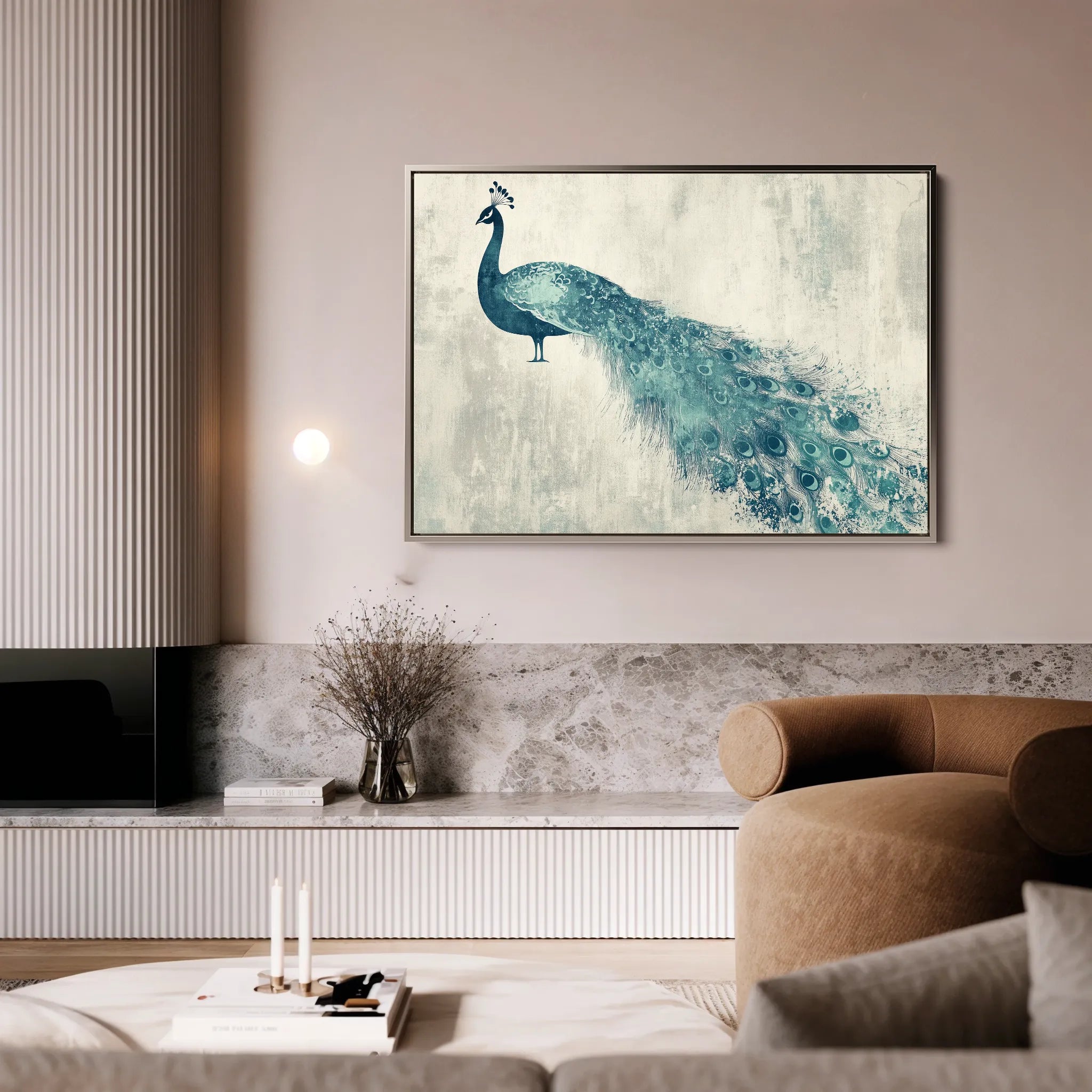 Animals 051 Canvas Art 18" x 24" / 45 x 60 cm / Black