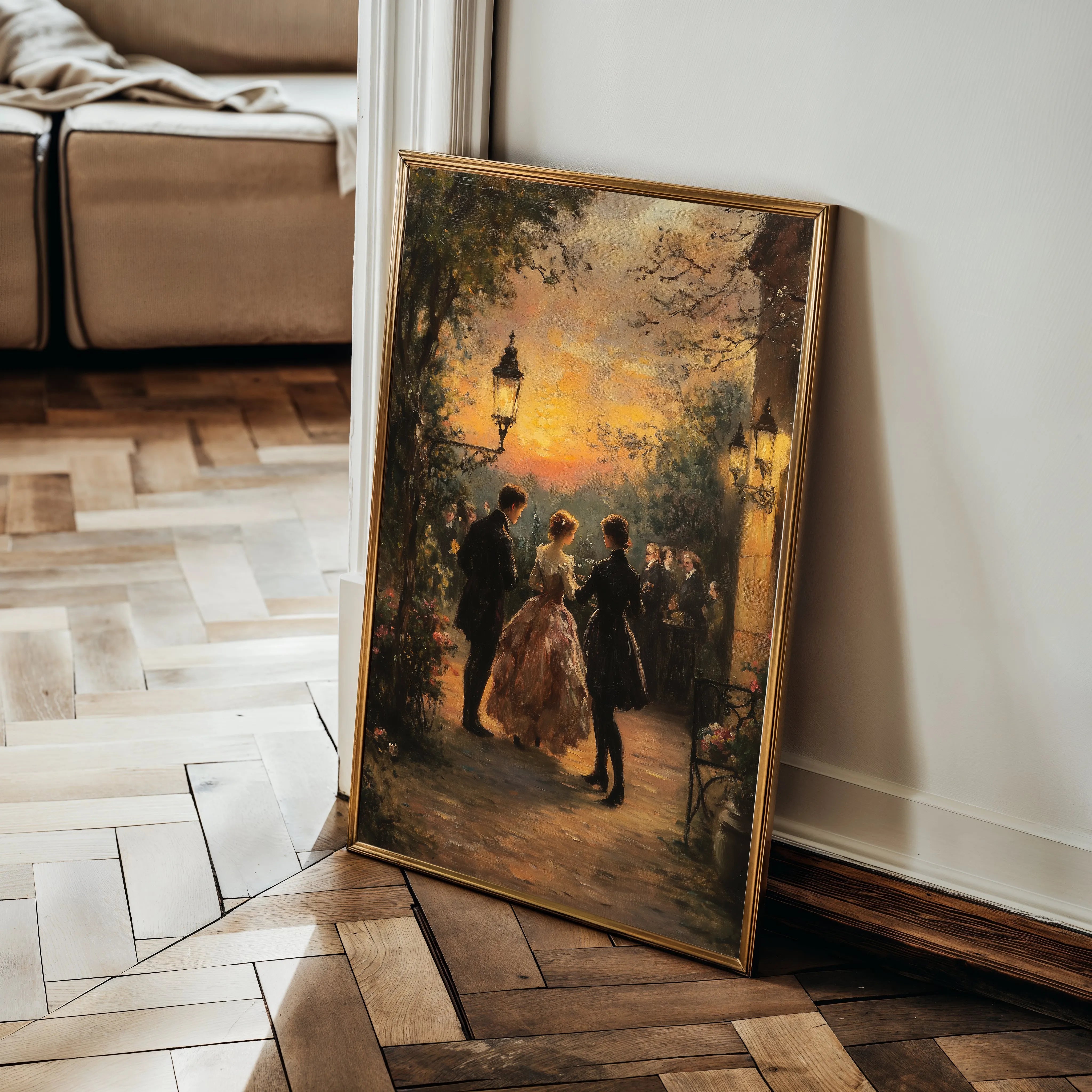Classic 051 Canvas Art 18" x 24" / 45 x 60 cm / Black