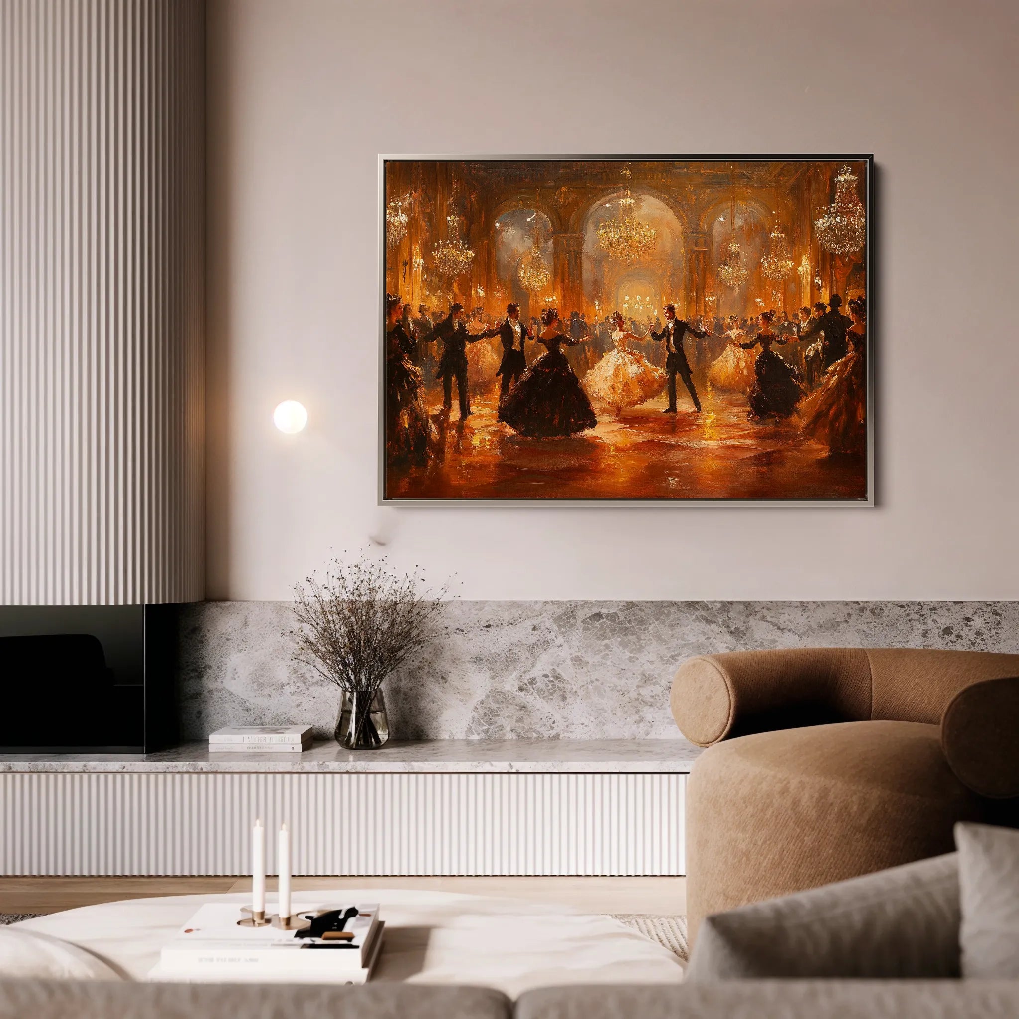 Classic 052 Canvas Art 18" x 24" / 45 x 60 cm / Black