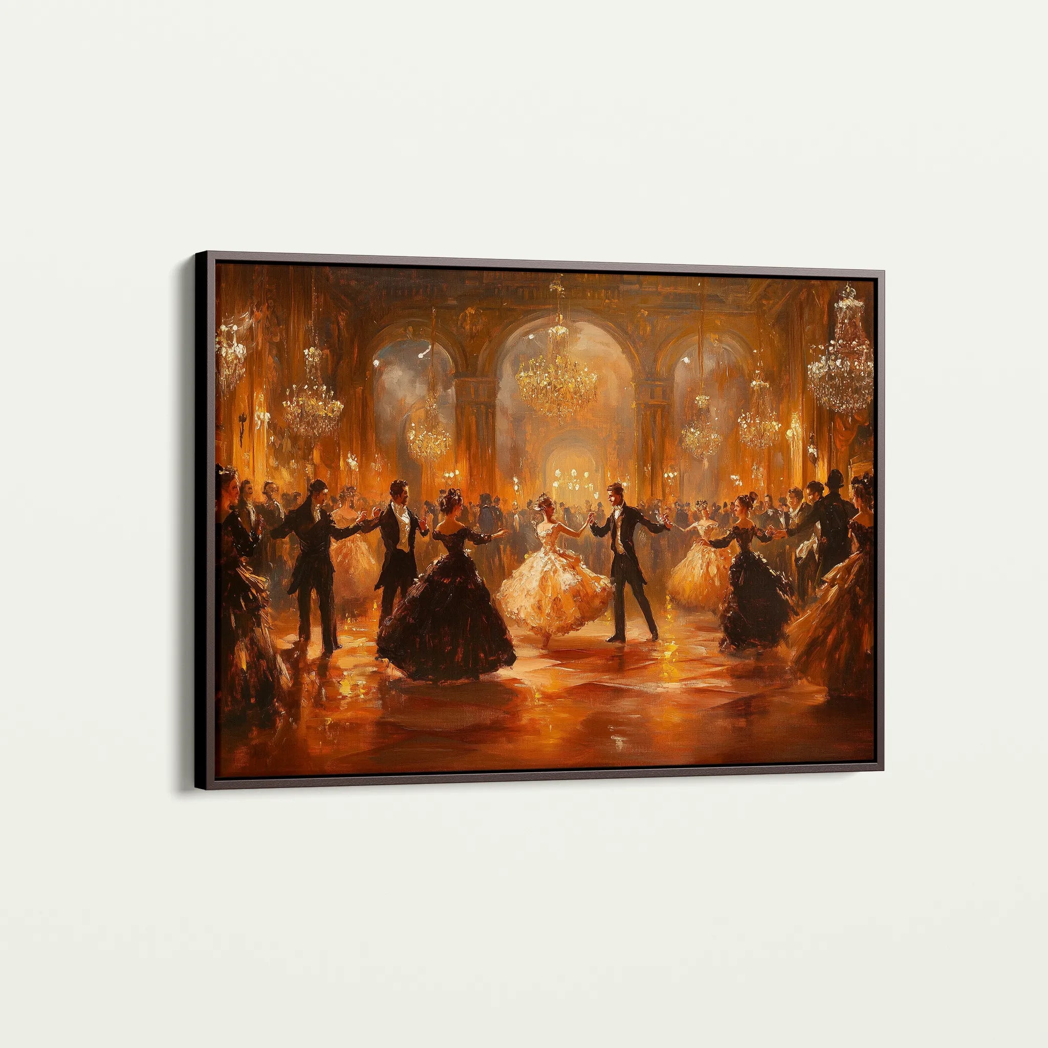 Classic 052 Canvas Art 18" x 24" / 45 x 60 cm / Black