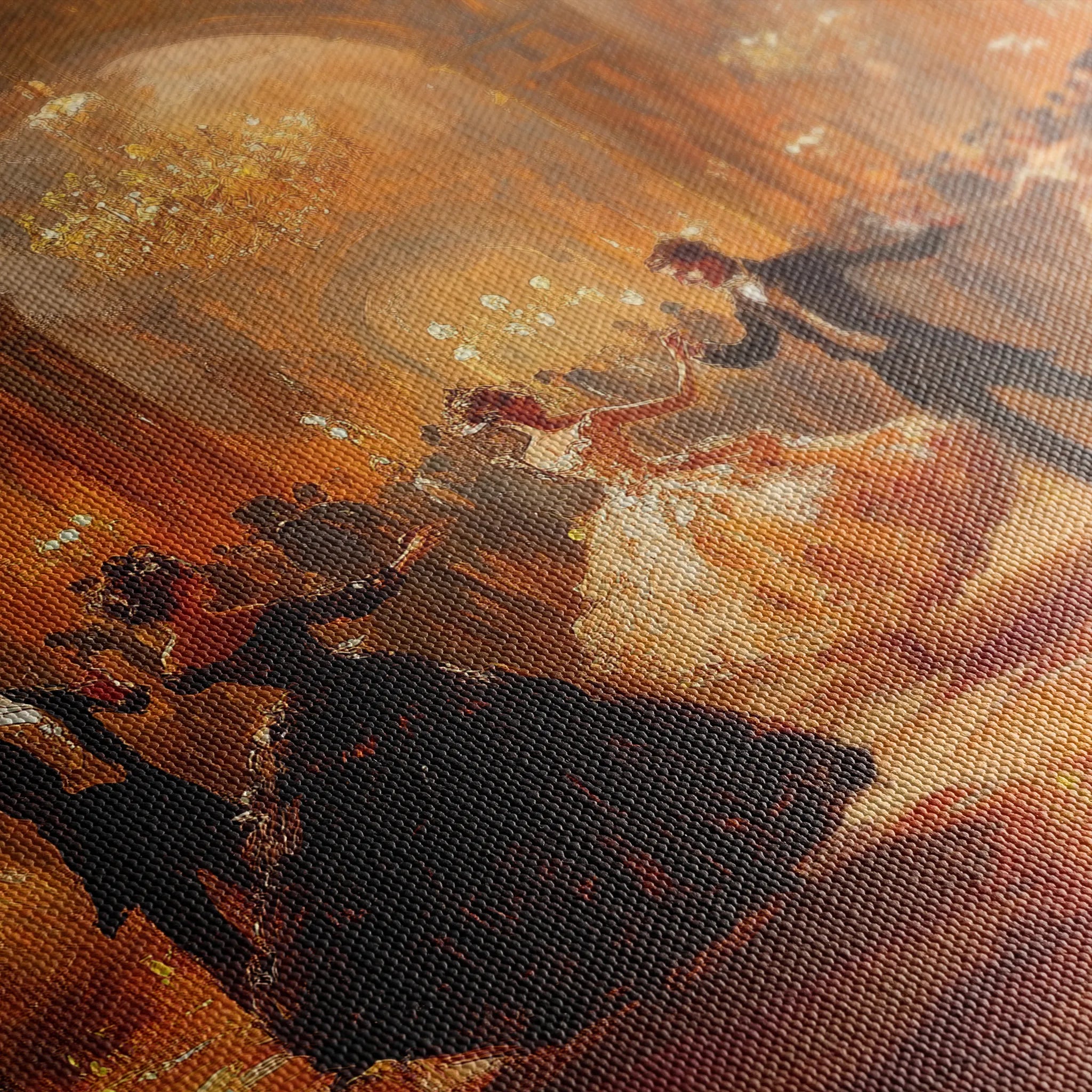 Classic 052 Canvas Art 18" x 24" / 45 x 60 cm / Black