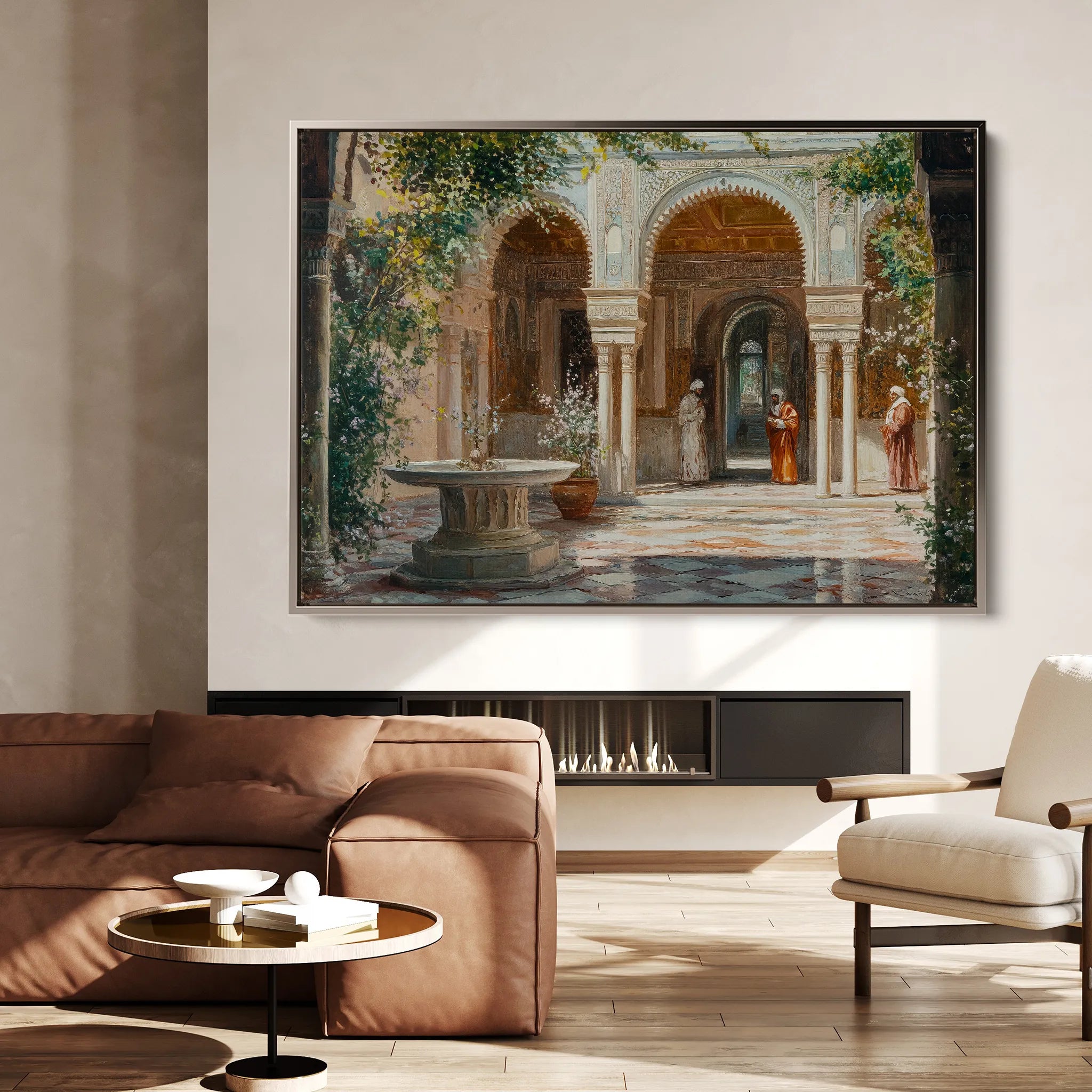 Orientalist 052 Canvas Art 18" x 24" / 45 x 60 cm / Black