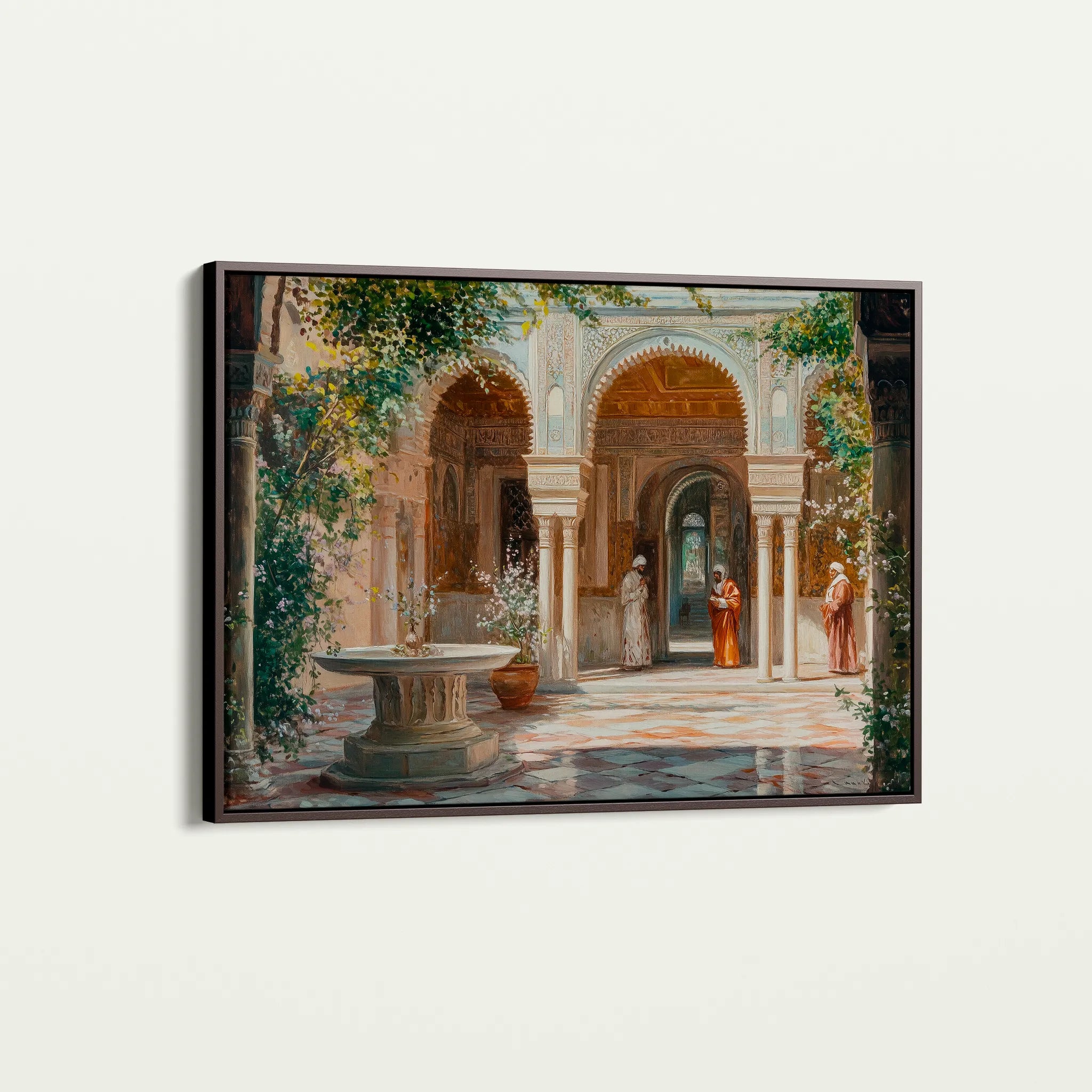Orientalist 052 Canvas Art 18" x 24" / 45 x 60 cm / Black