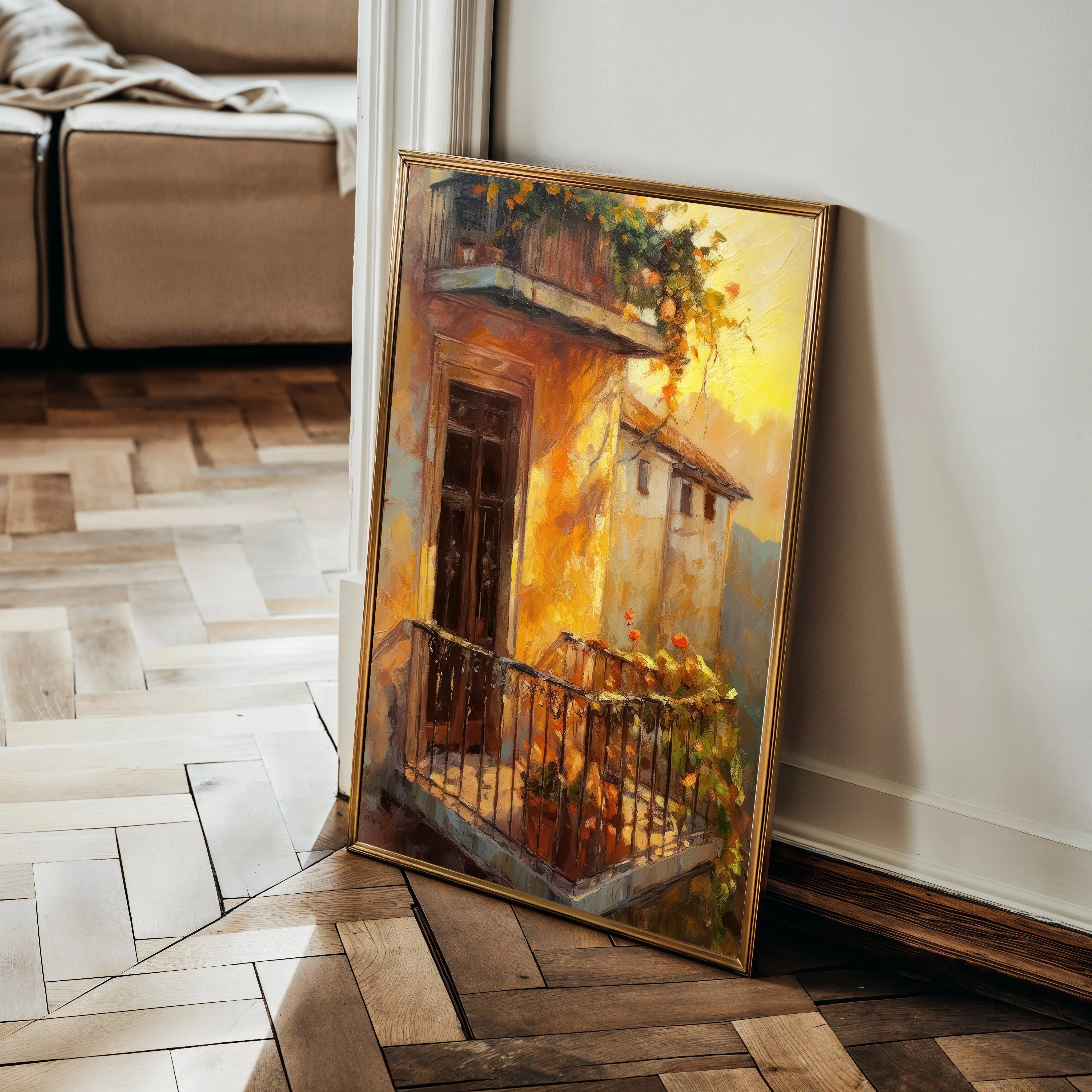 Landscape 053 Canvas Art 18" x 24" / 45 x 60 cm / Black