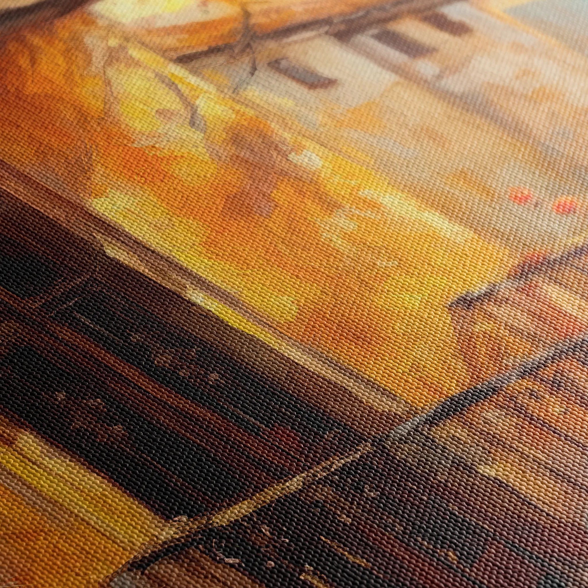 Landscape 053 Canvas Art 18" x 24" / 45 x 60 cm / Black