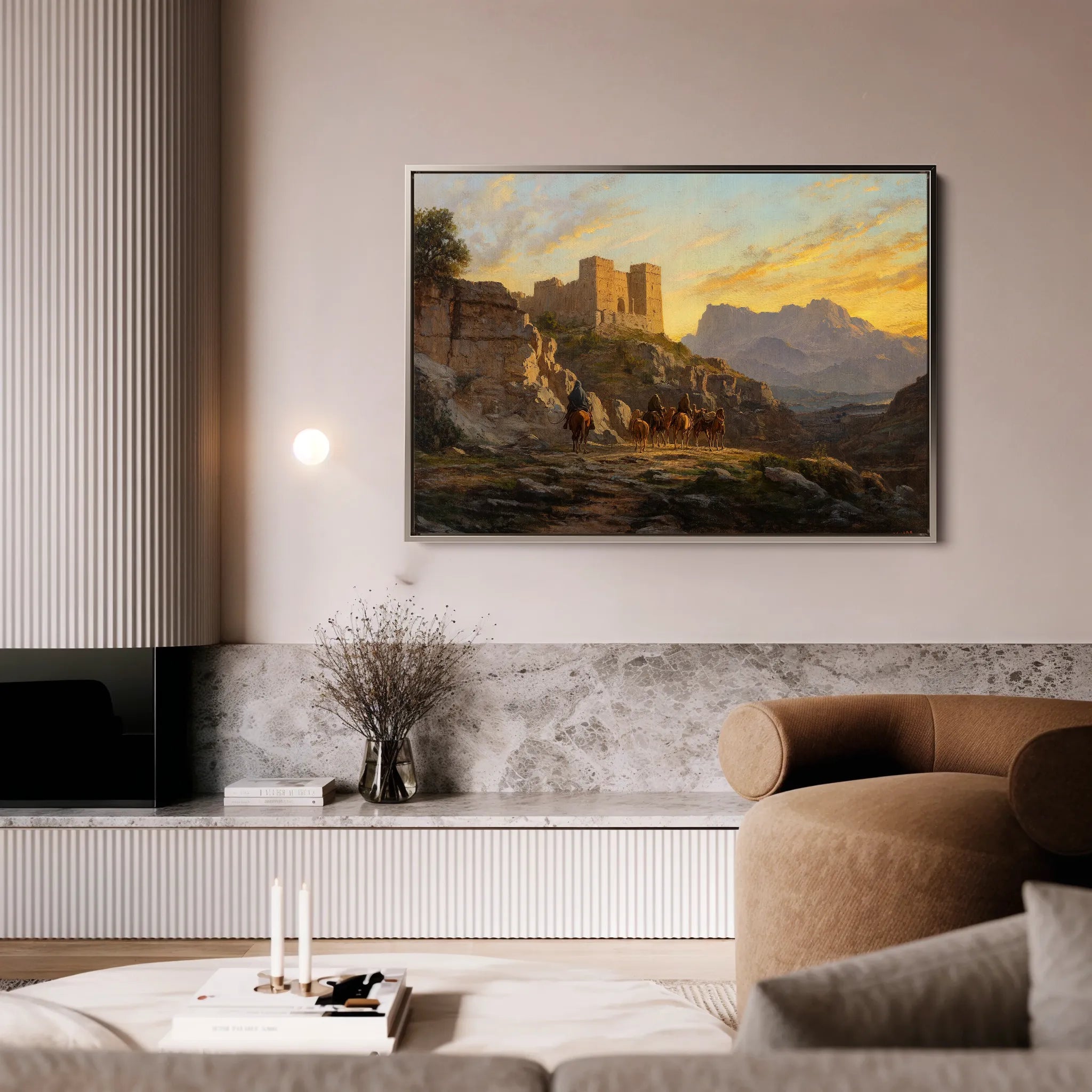 Orientalist 053 Canvas Art 18" x 24" / 45 x 60 cm / Black