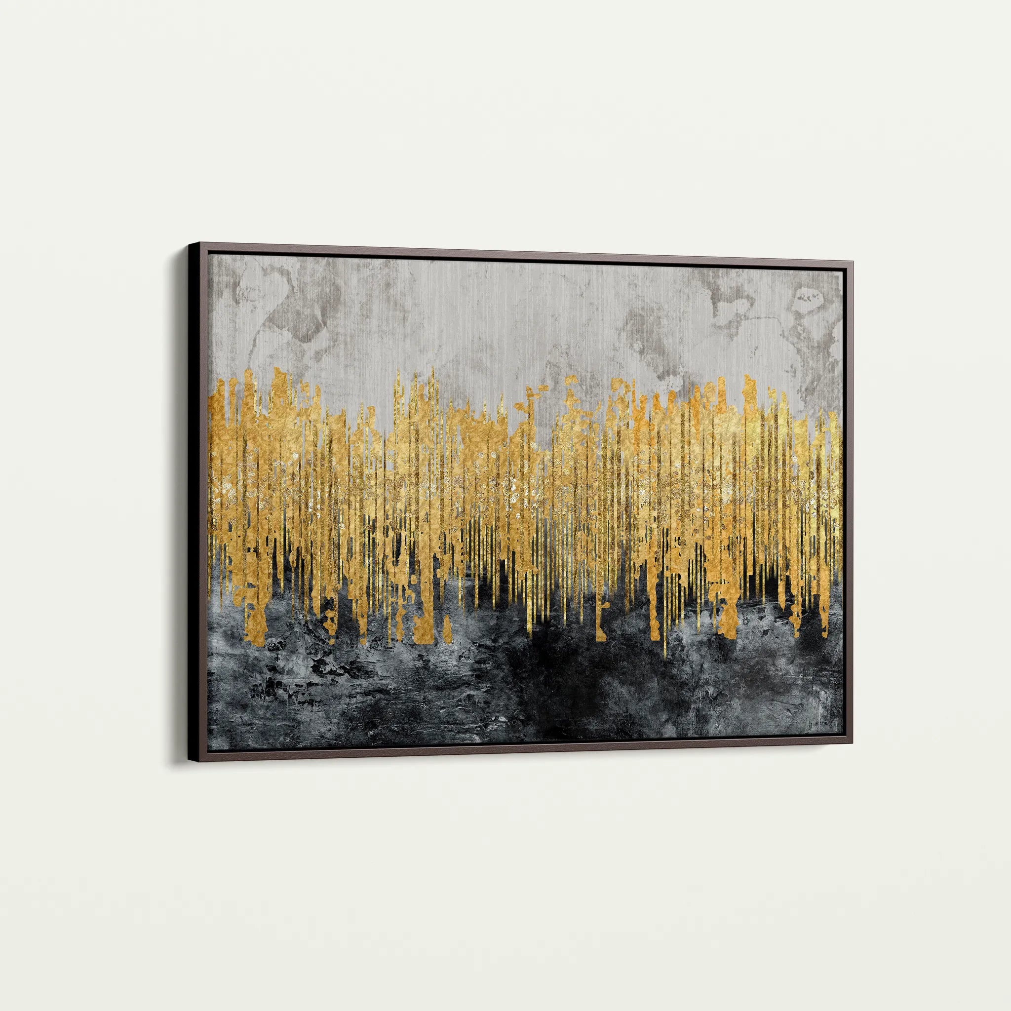 Abstract 054 Canvas Art 18" x 24" / 45 x 60 cm / Black