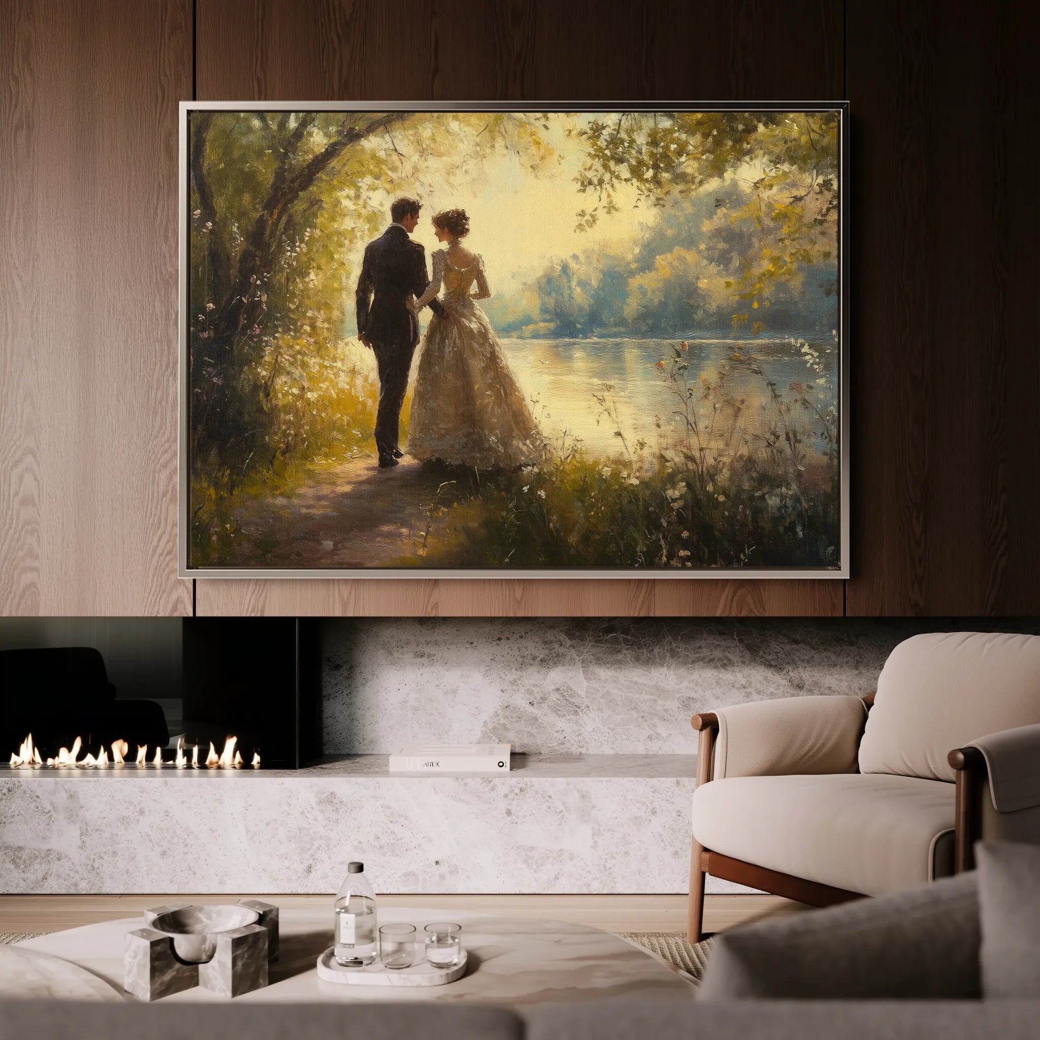 Classic 054 Canvas Art 18" x 24" / 45 x 60 cm / Black
