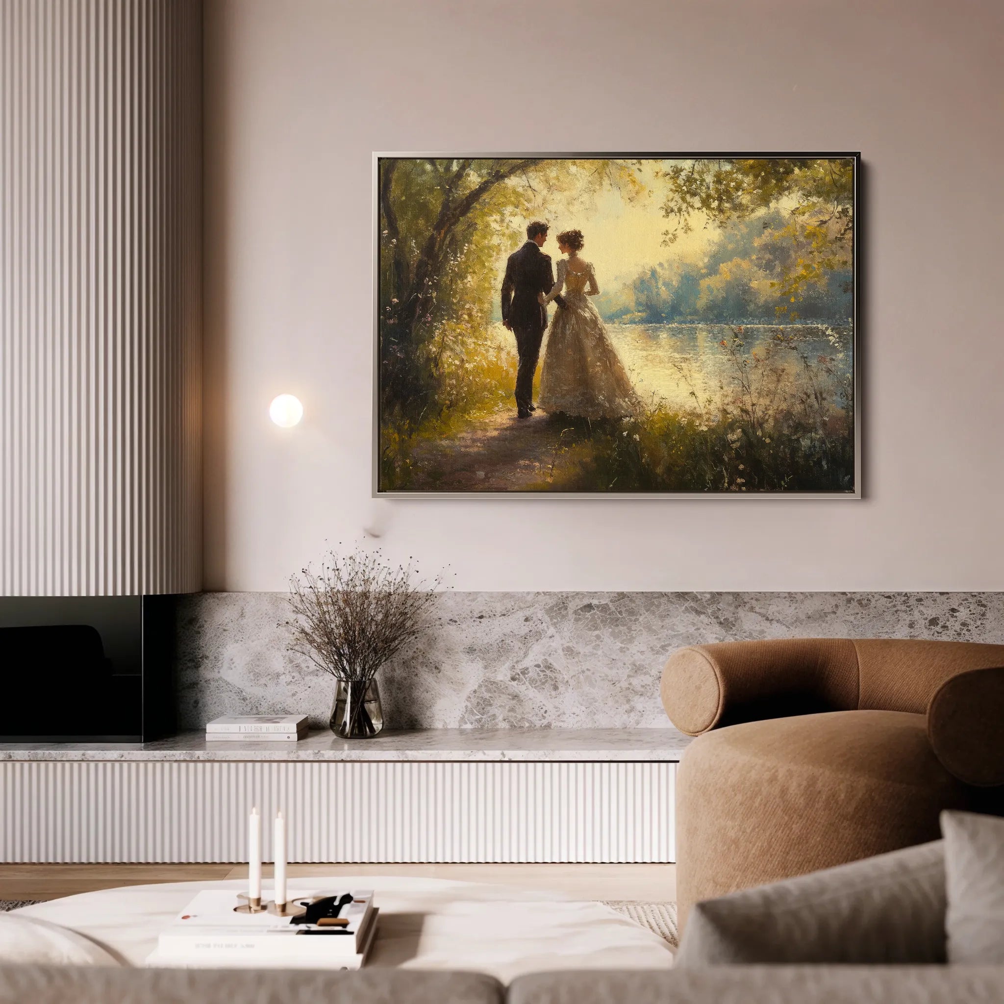Classic 054 Canvas Art 18" x 24" / 45 x 60 cm / Black