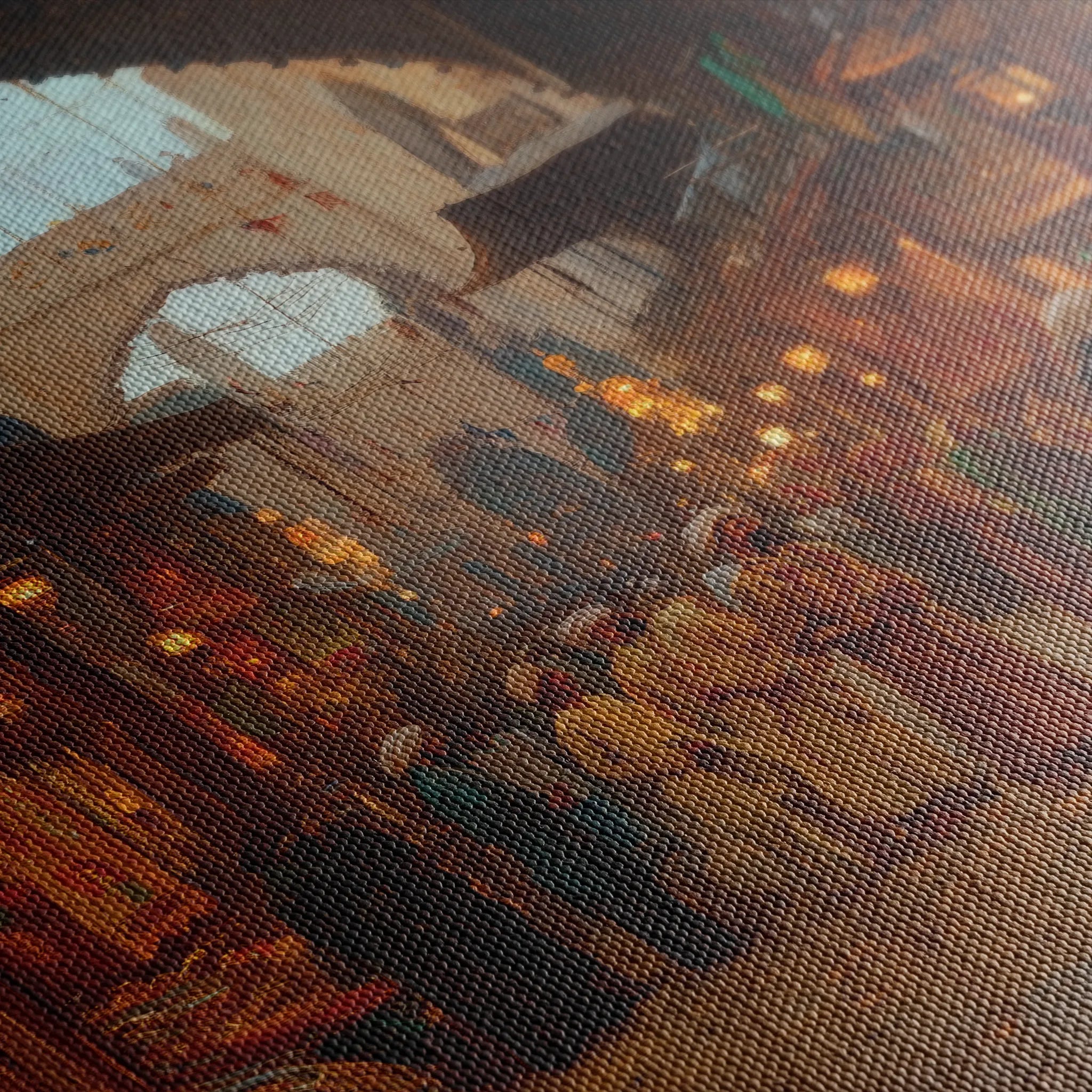 Orientalist 054 Canvas Art 18" x 24" / 45 x 60 cm / Black