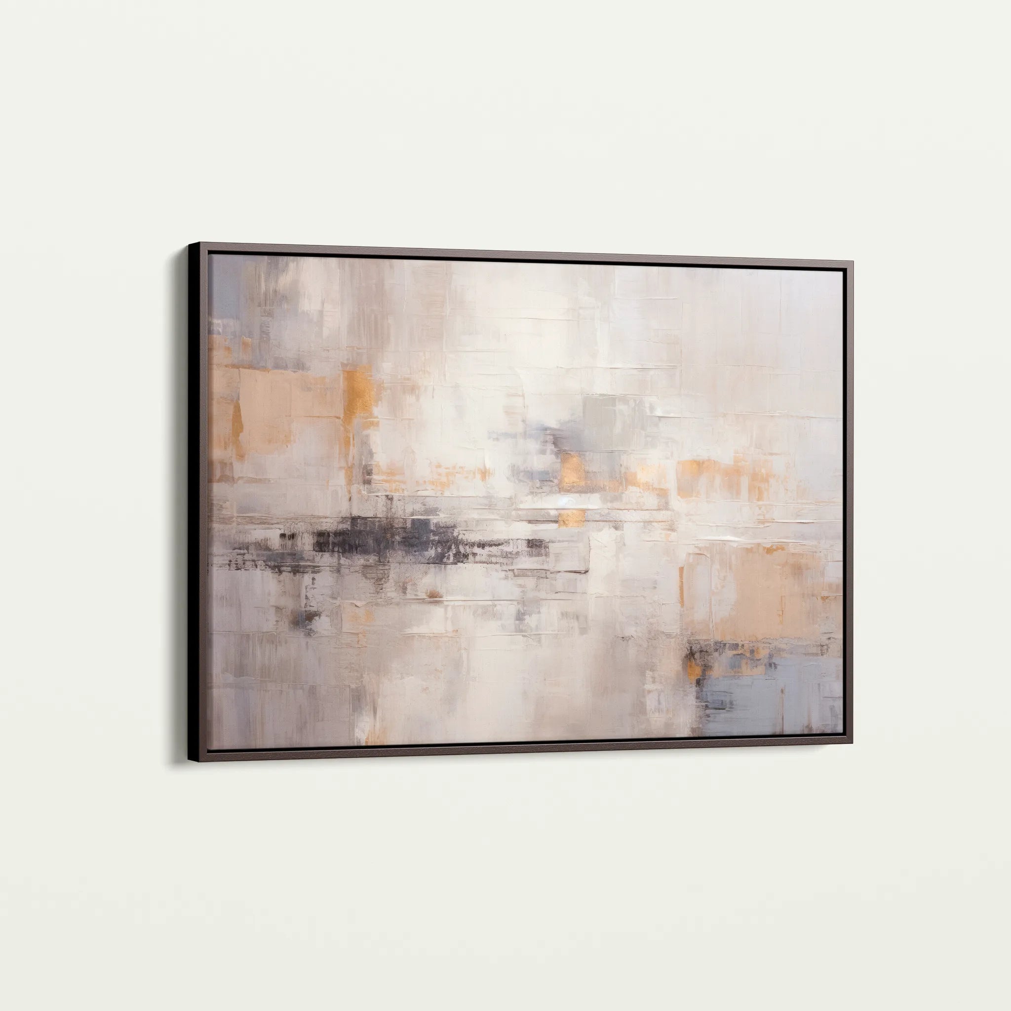 Abstract 055 Canvas Art 18" x 24" / 45 x 60 cm / Black