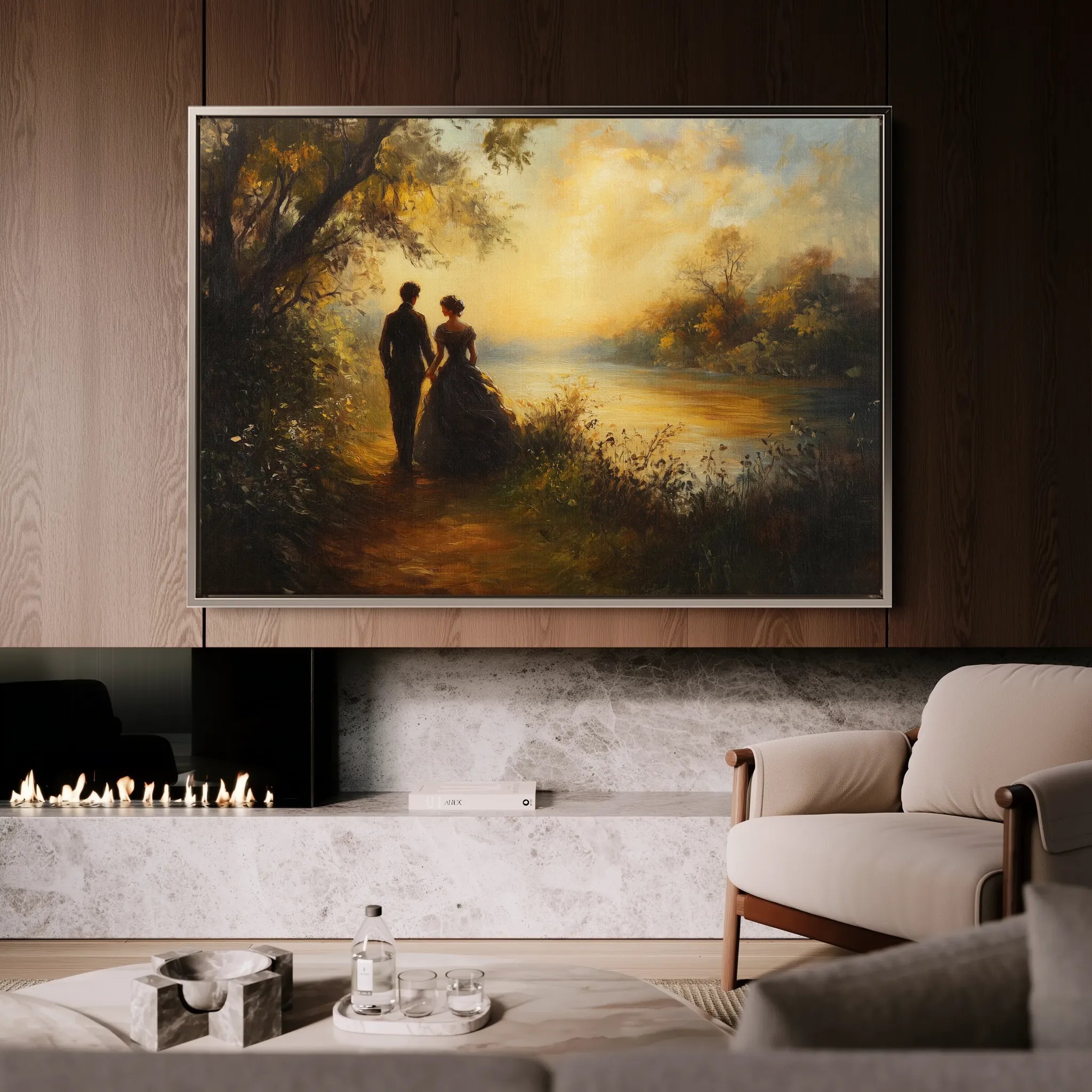 Classic 055 Canvas Art 18" x 24" / 45 x 60 cm / Black