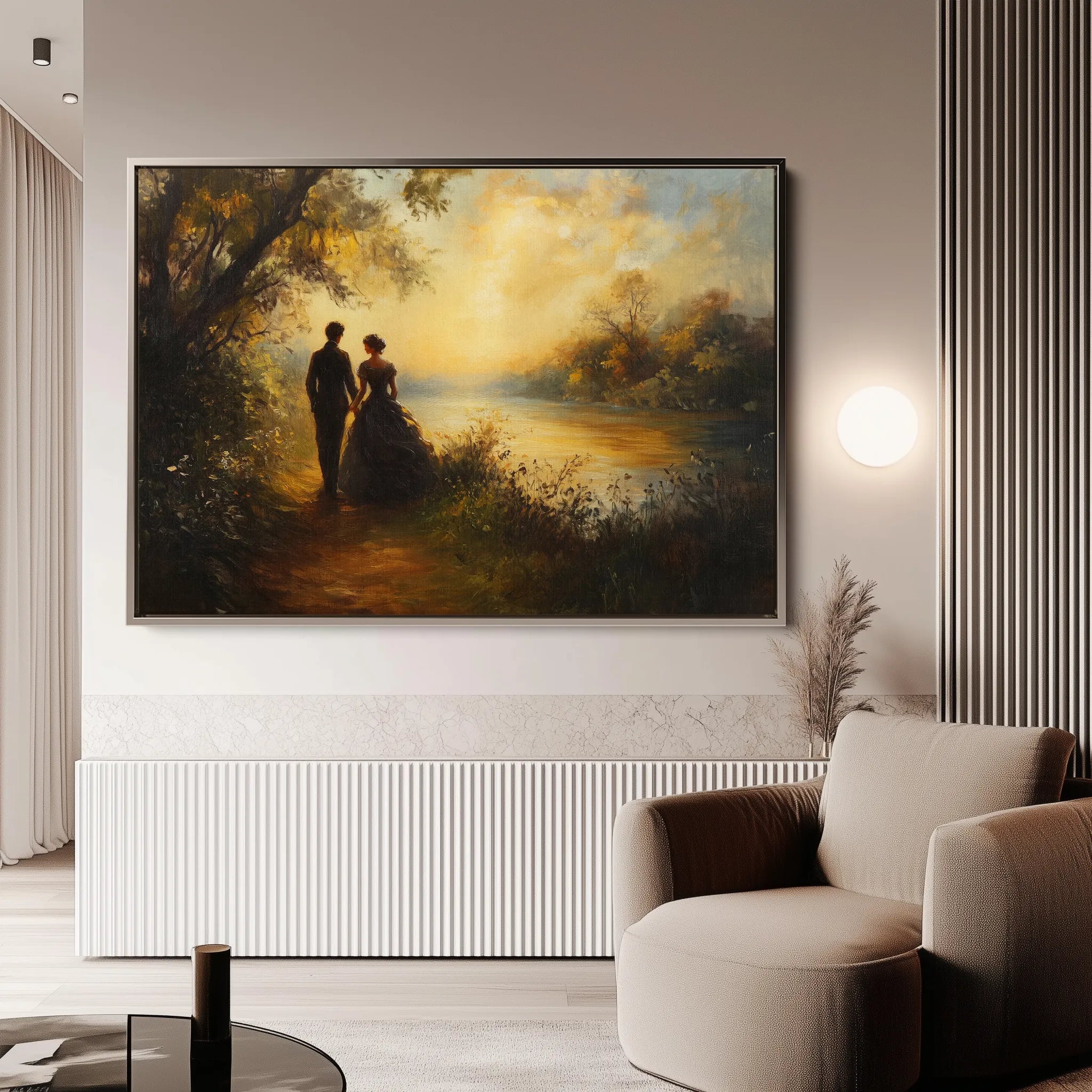 Classic 055 Canvas Art 18" x 24" / 45 x 60 cm / Black