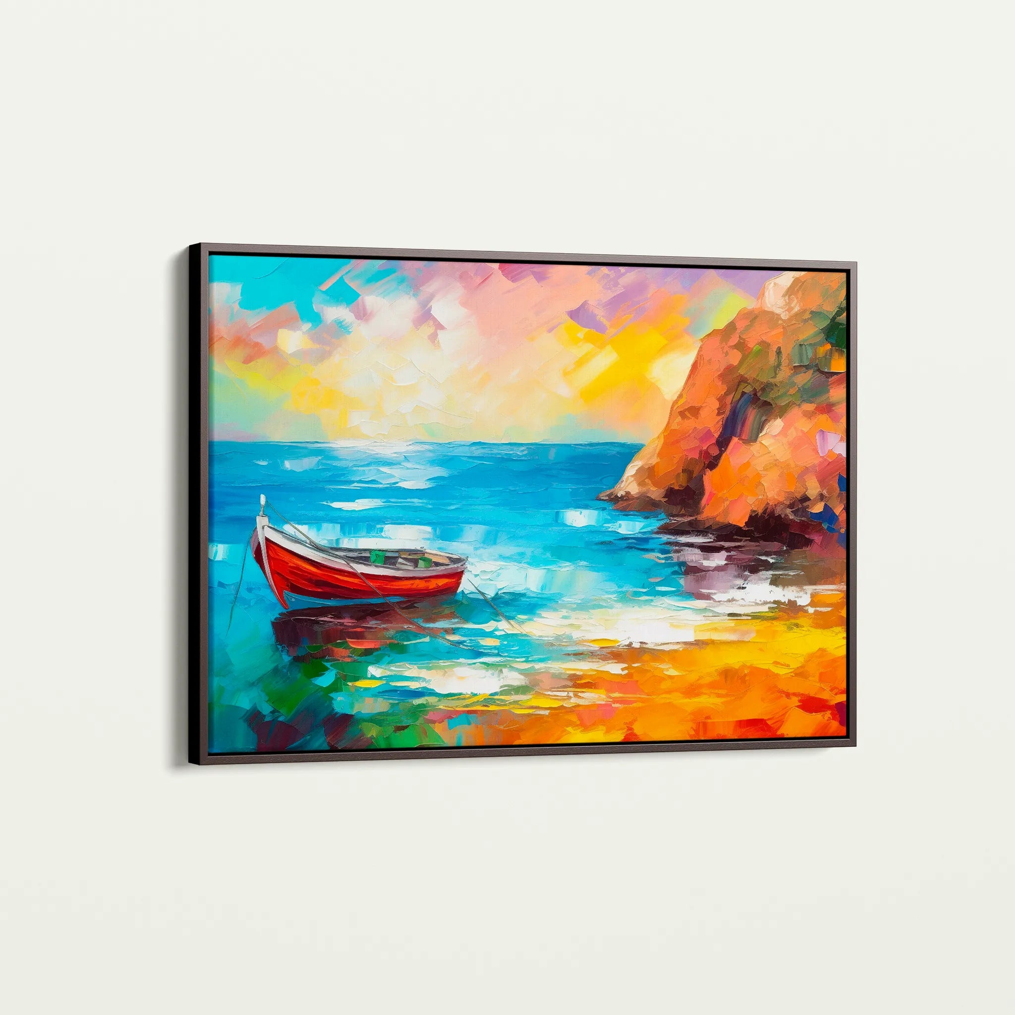 Landscape 055 Canvas Art 18" x 24" / 45 x 60 cm / Black