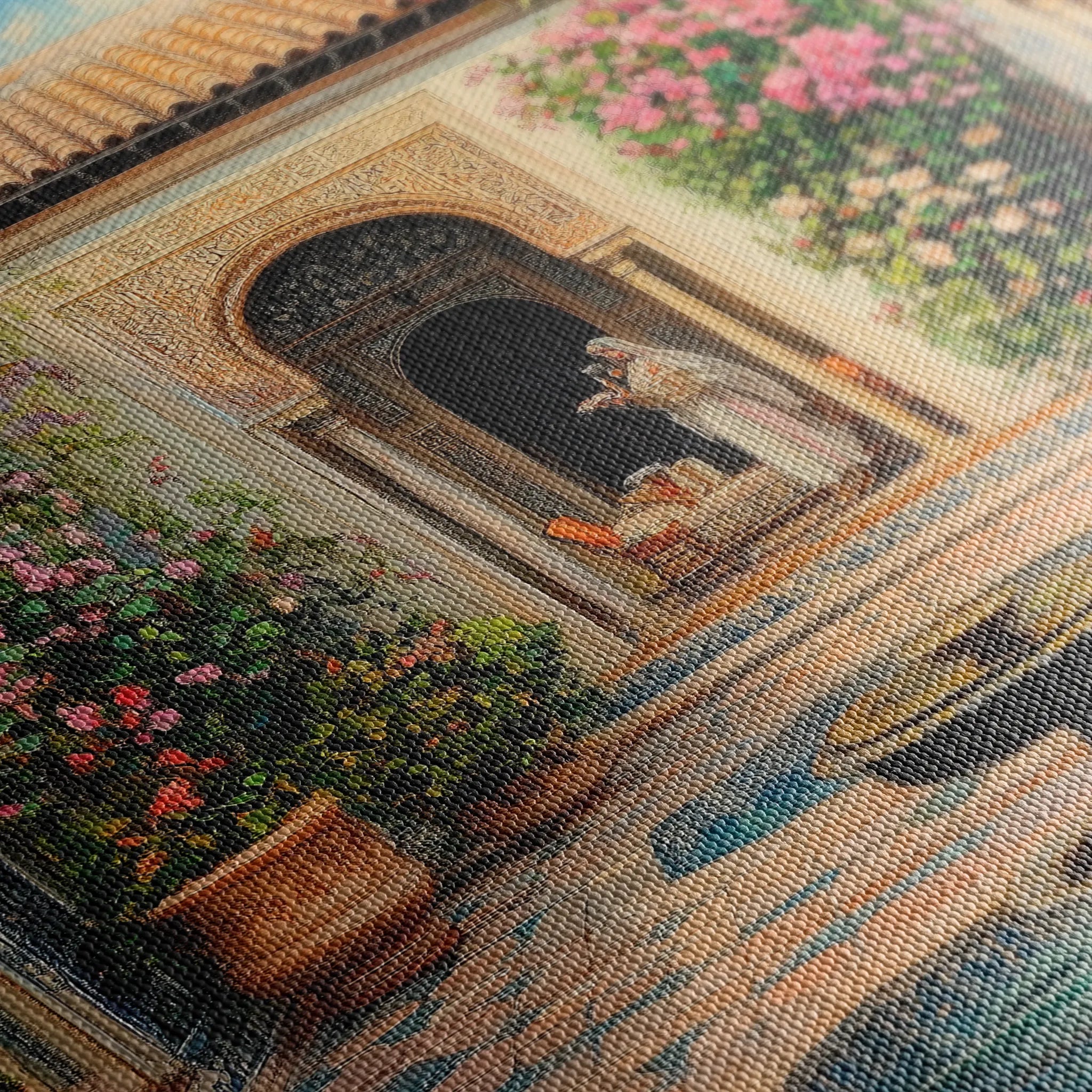 Orientalist 055 Canvas Art 18" x 24" / 45 x 60 cm / Black