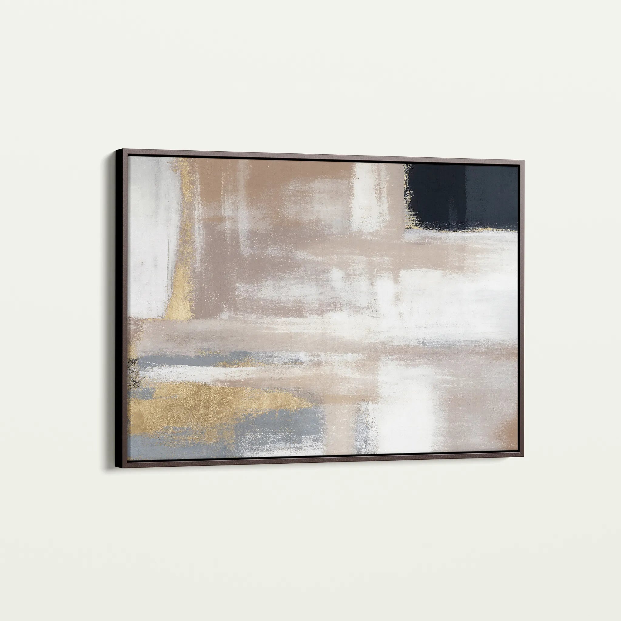 Abstract 056 Canvas Art 18" x 24" / 45 x 60 cm / Black