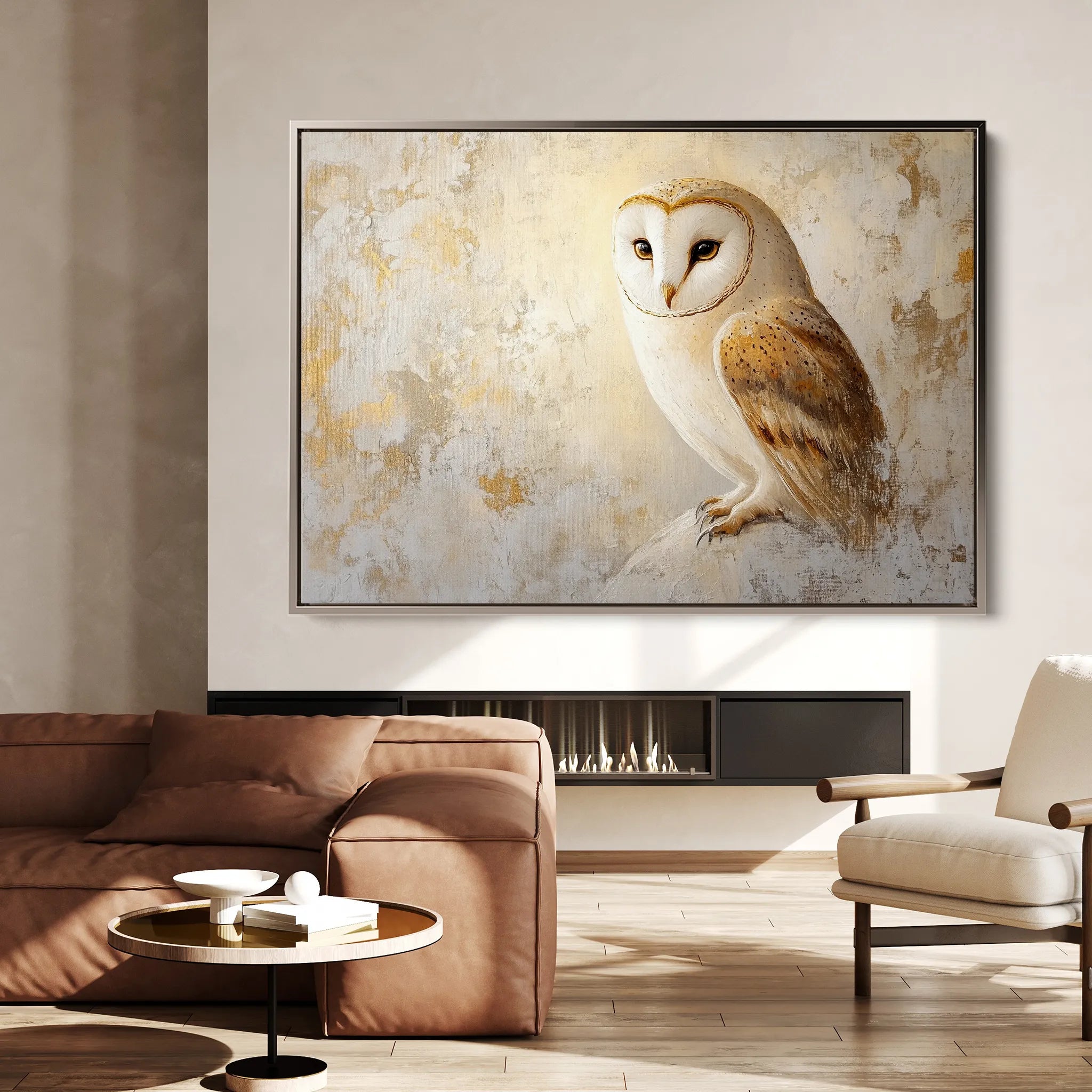 Animals 056 Canvas Art 18" x 24" / 45 x 60 cm / Black