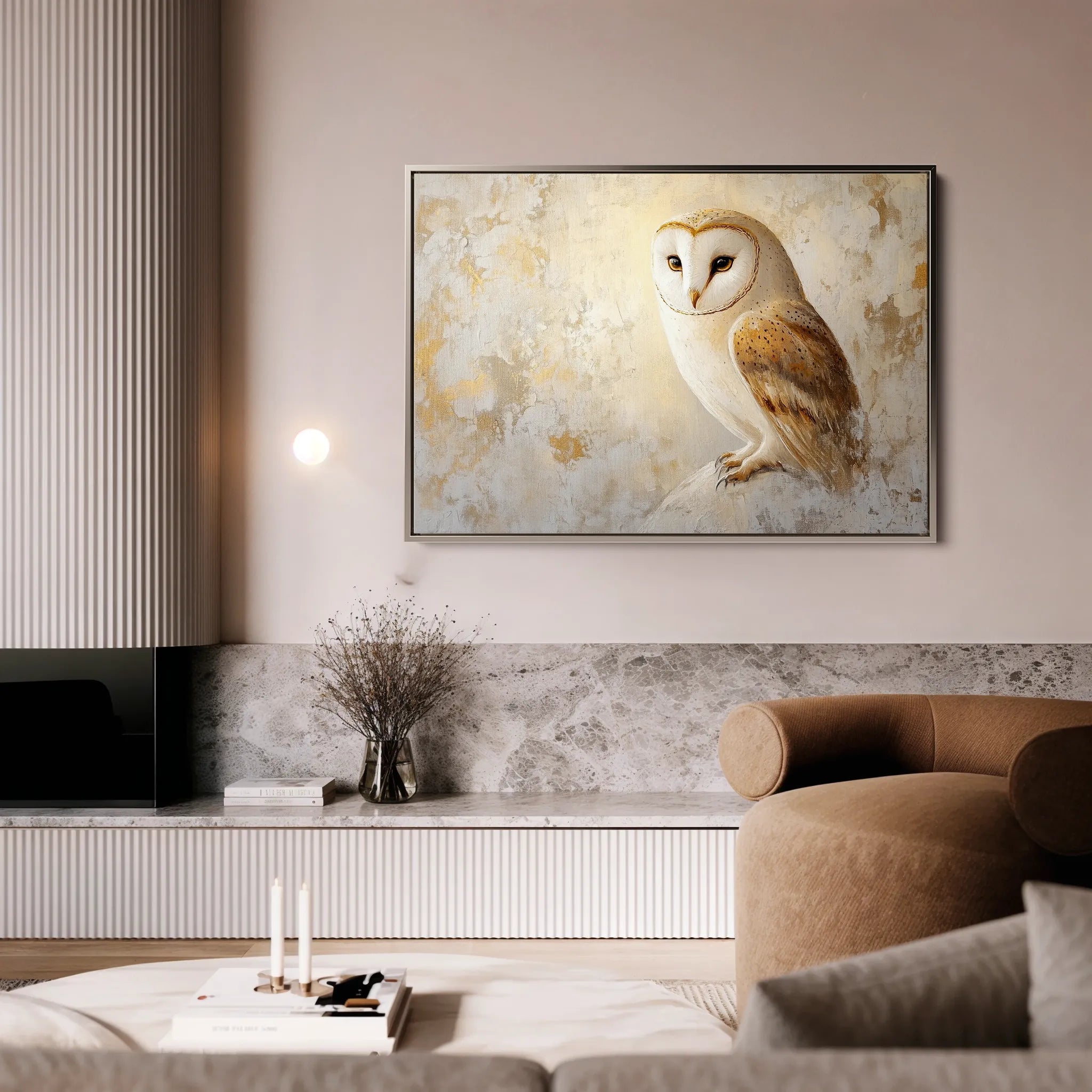 Animals 056 Canvas Art 18" x 24" / 45 x 60 cm / Black