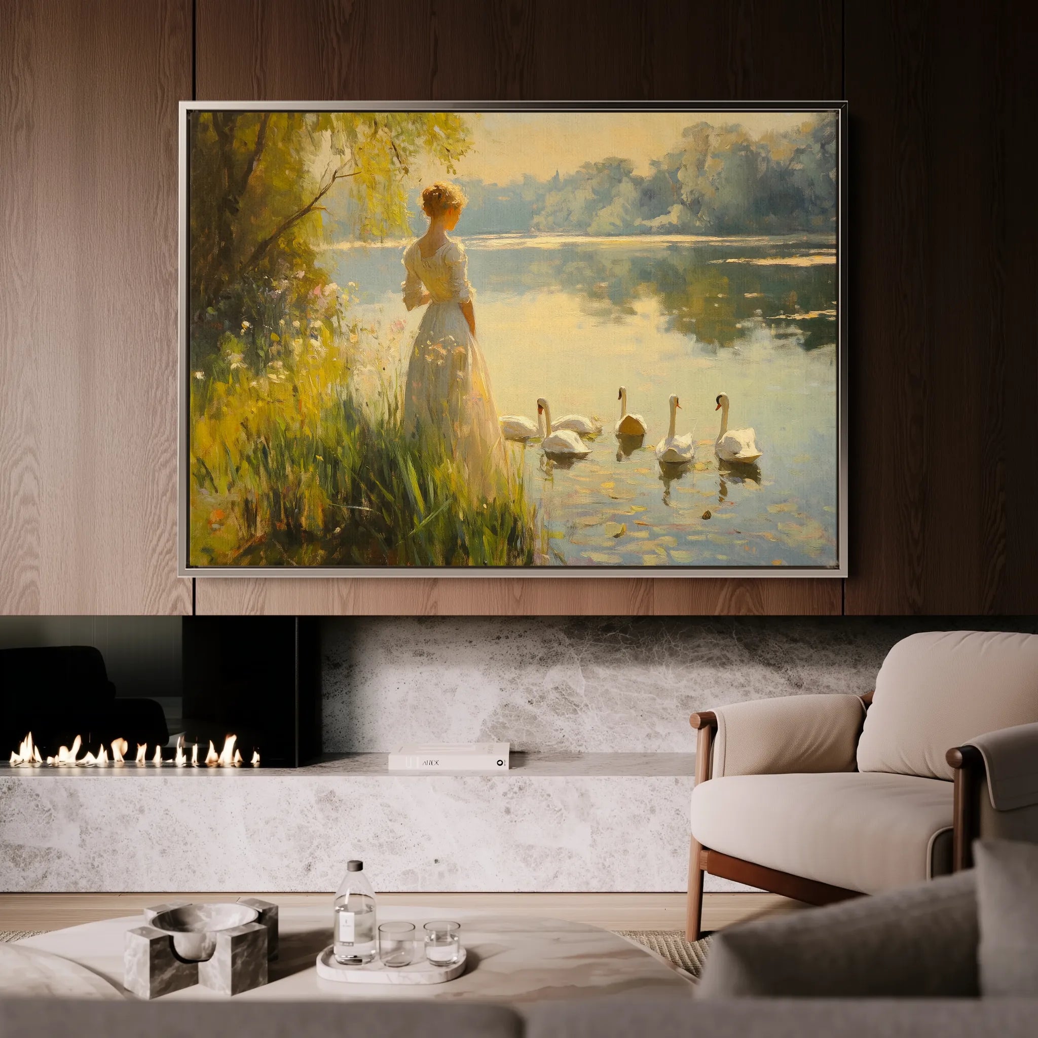 Classic 057 Canvas Art 18" x 24" / 45 x 60 cm / Black