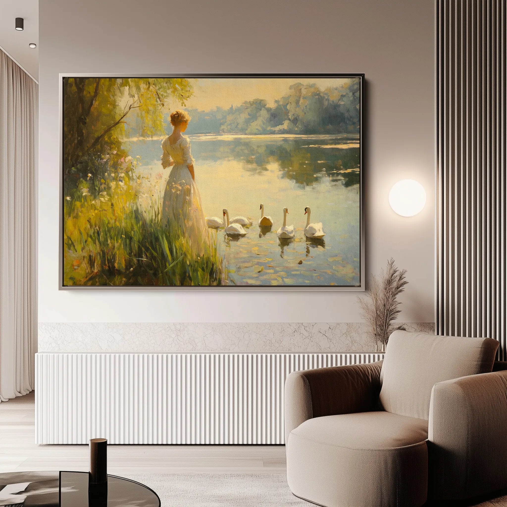 Classic 057 Canvas Art 18" x 24" / 45 x 60 cm / Black