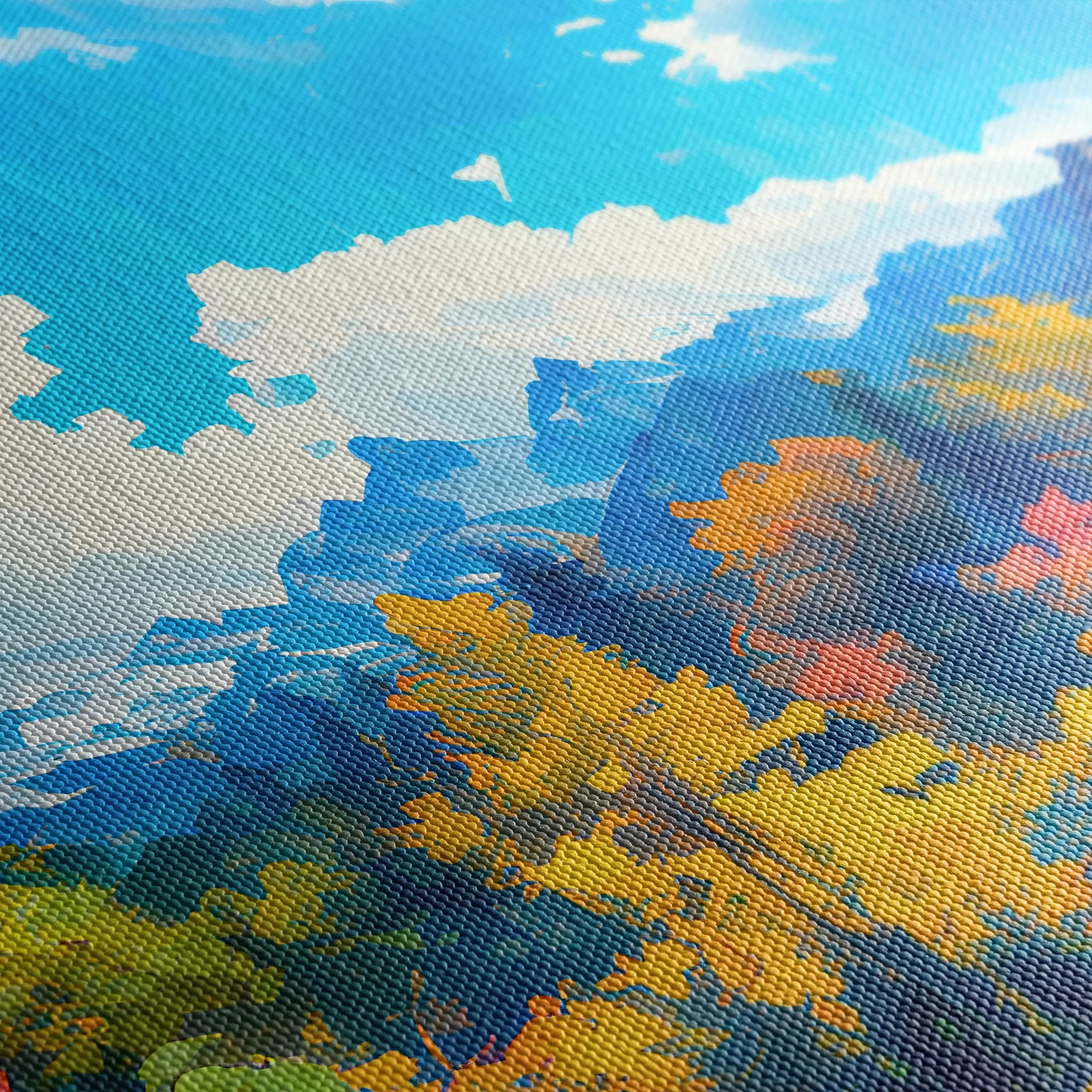 Landscape 057 Canvas Art 18" x 24" / 45 x 60 cm / Black