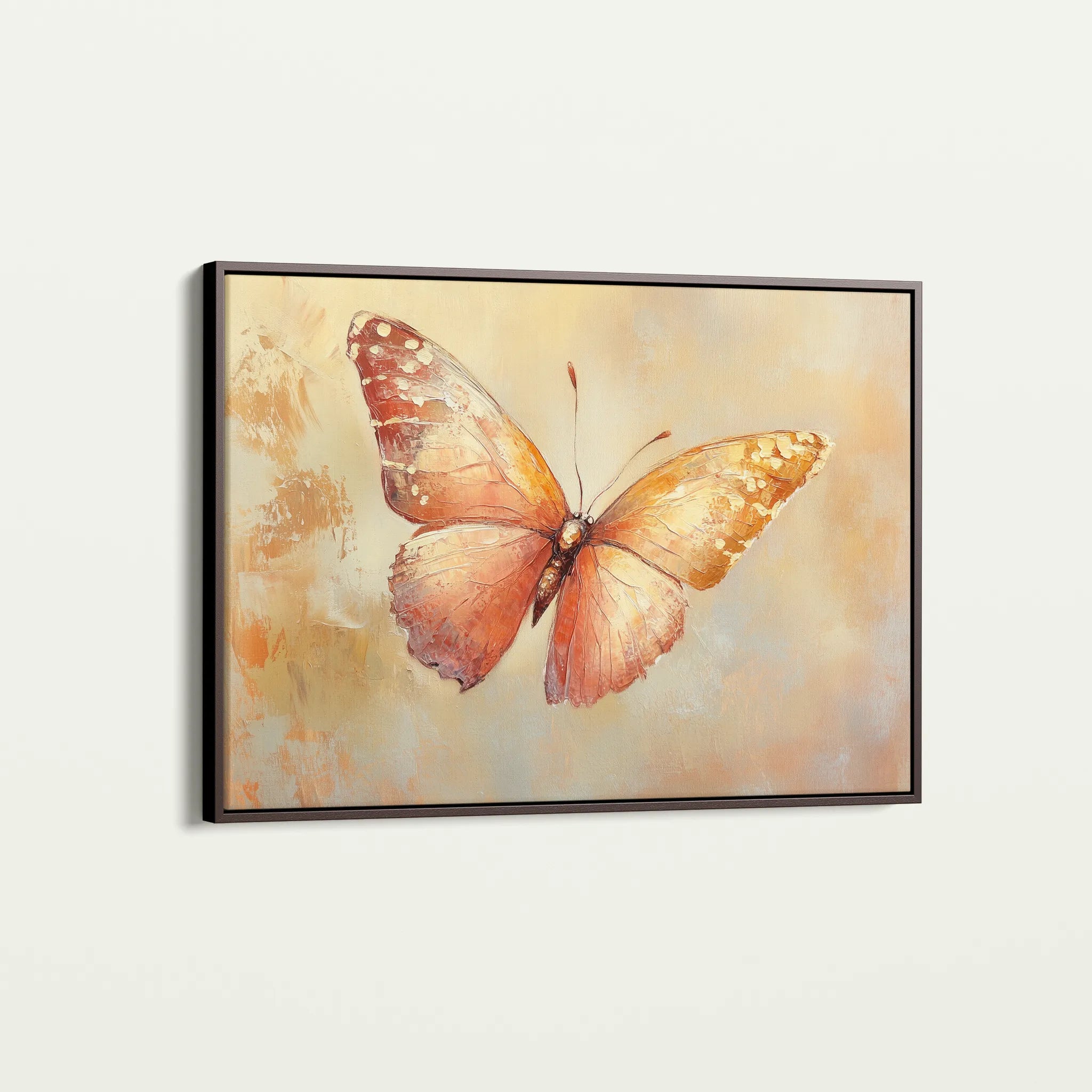 Animals 058 Canvas Art 18" x 24" / 45 x 60 cm / Black