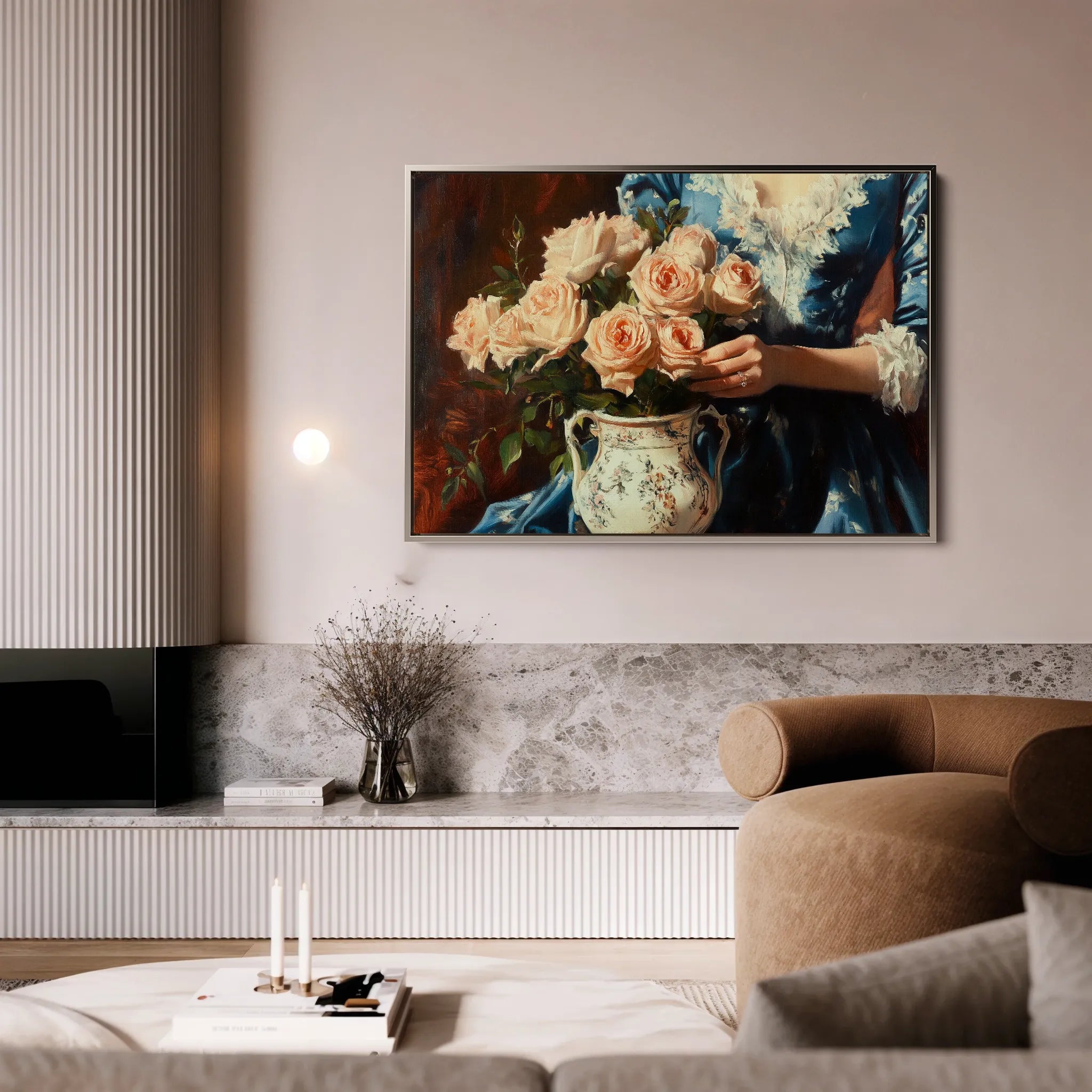 Classic 058 Canvas Art 18" x 24" / 45 x 60 cm / Black