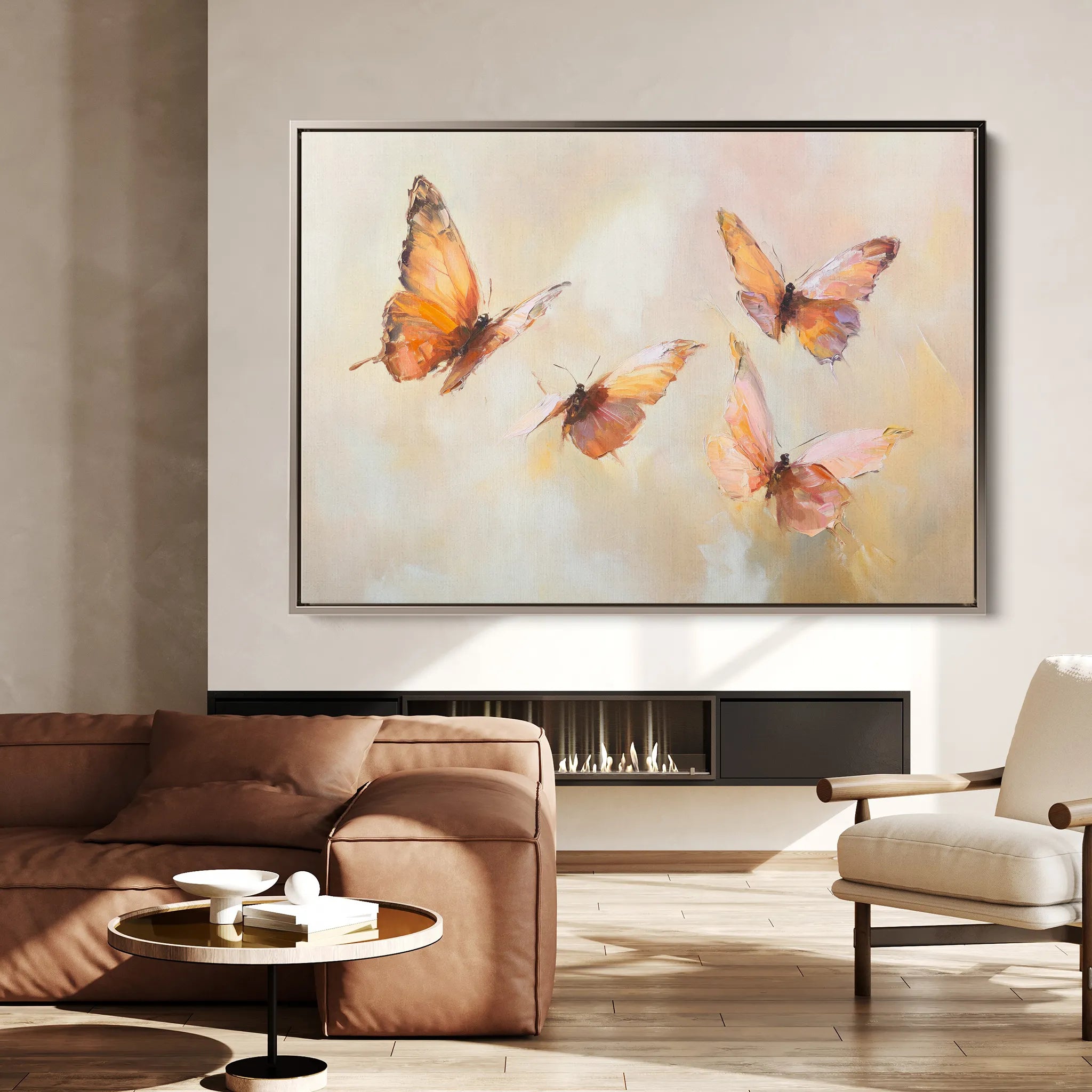 Animals 059 Canvas Art 18" x 24" / 45 x 60 cm / Black