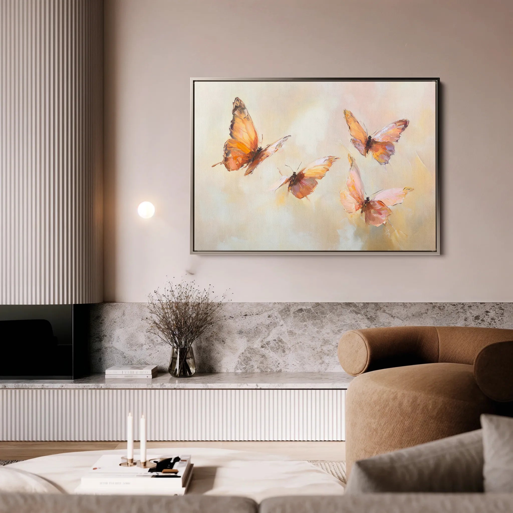 Animals 059 Canvas Art 18" x 24" / 45 x 60 cm / Black