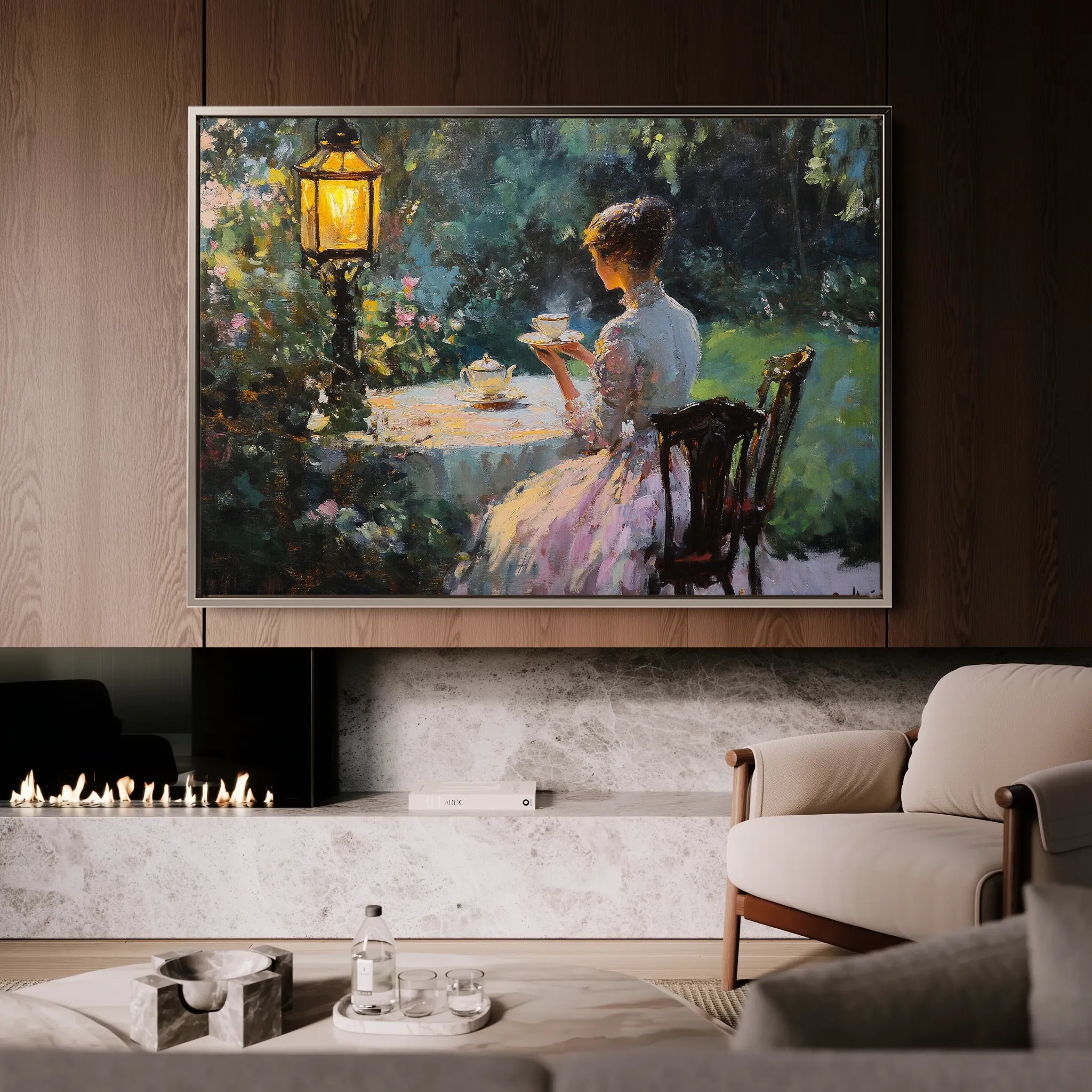 Classic 059 Canvas Art 18" x 24" / 45 x 60 cm / Black