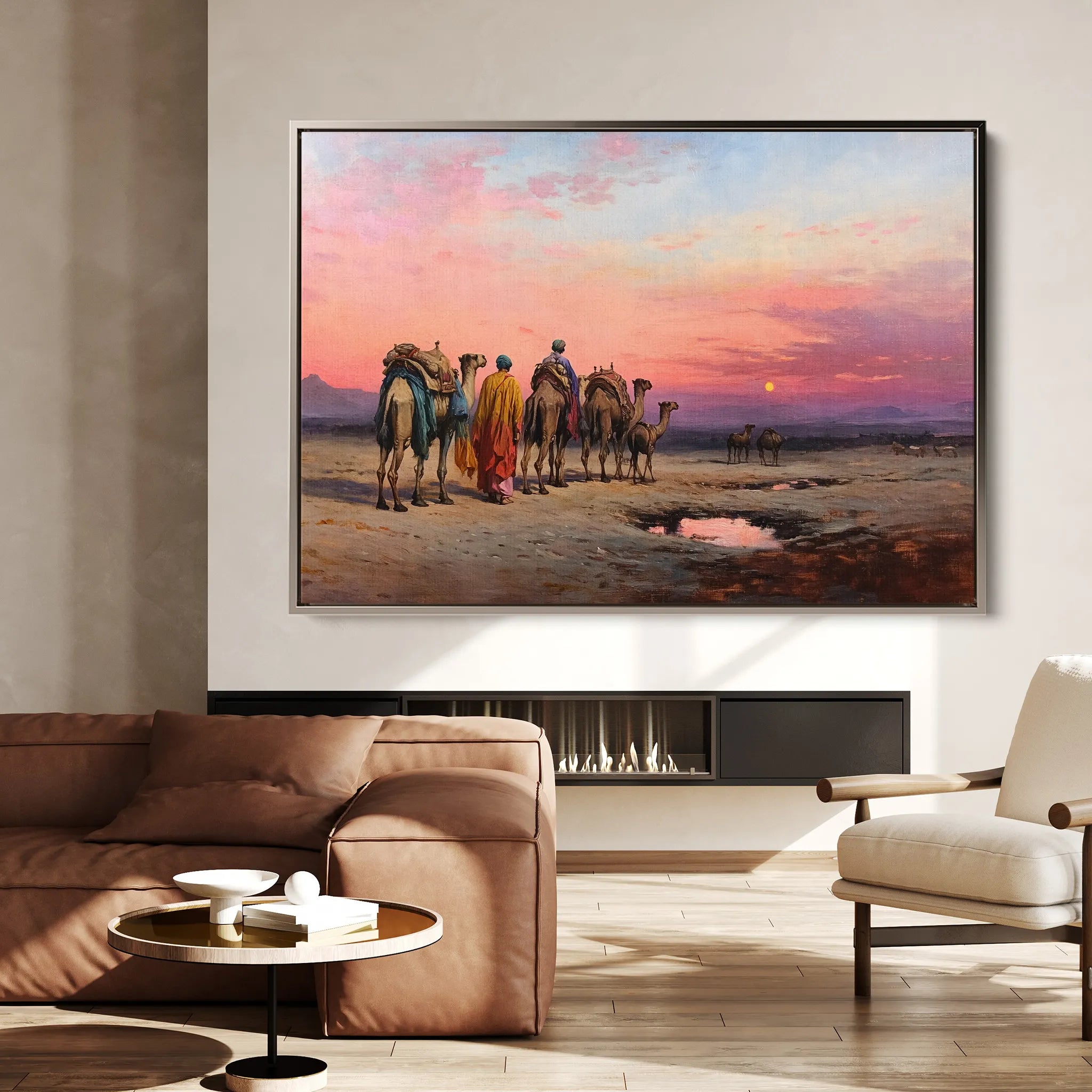 Orientalist 059 Canvas Art 18" x 24" / 45 x 60 cm / Black