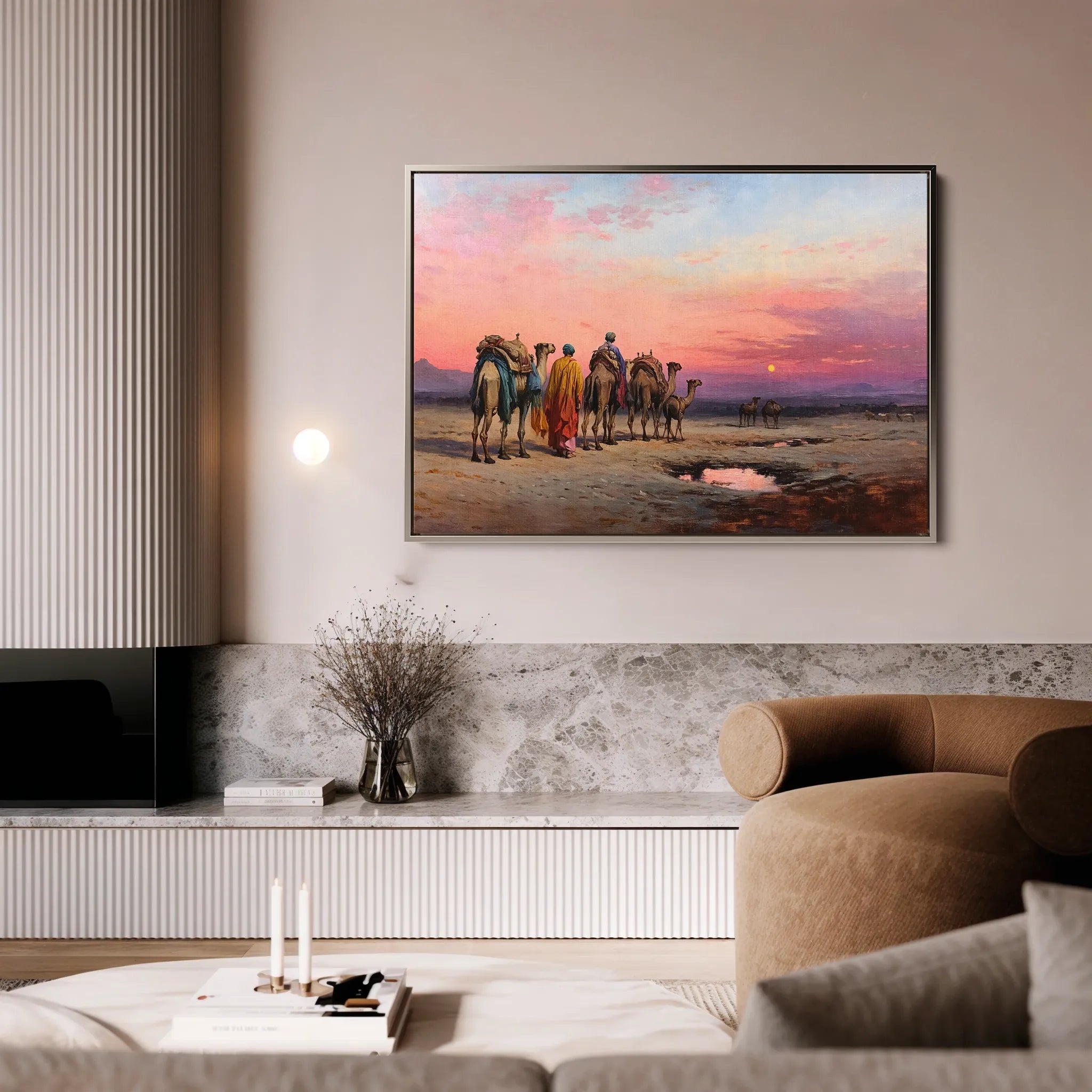 Orientalist 059 Canvas Art 18" x 24" / 45 x 60 cm / Black