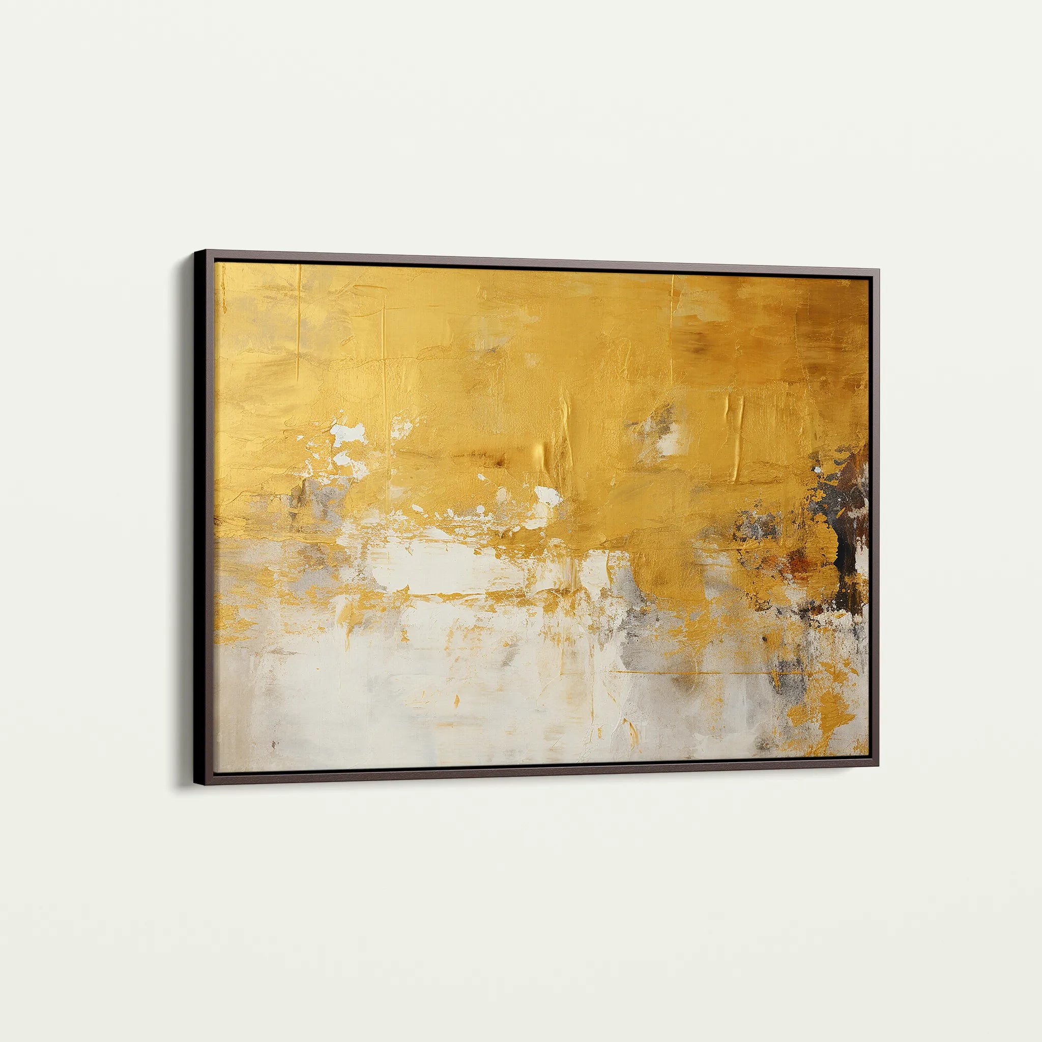 Abstract 060 Canvas Art 18" x 24" / 45 x 60 cm / Black