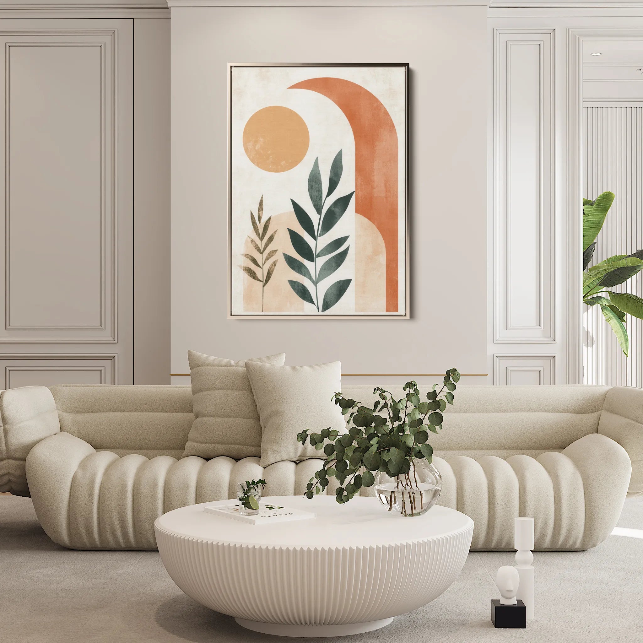 Boho 061 Canvas Art 18" x 24" / 45 x 60 cm / Black