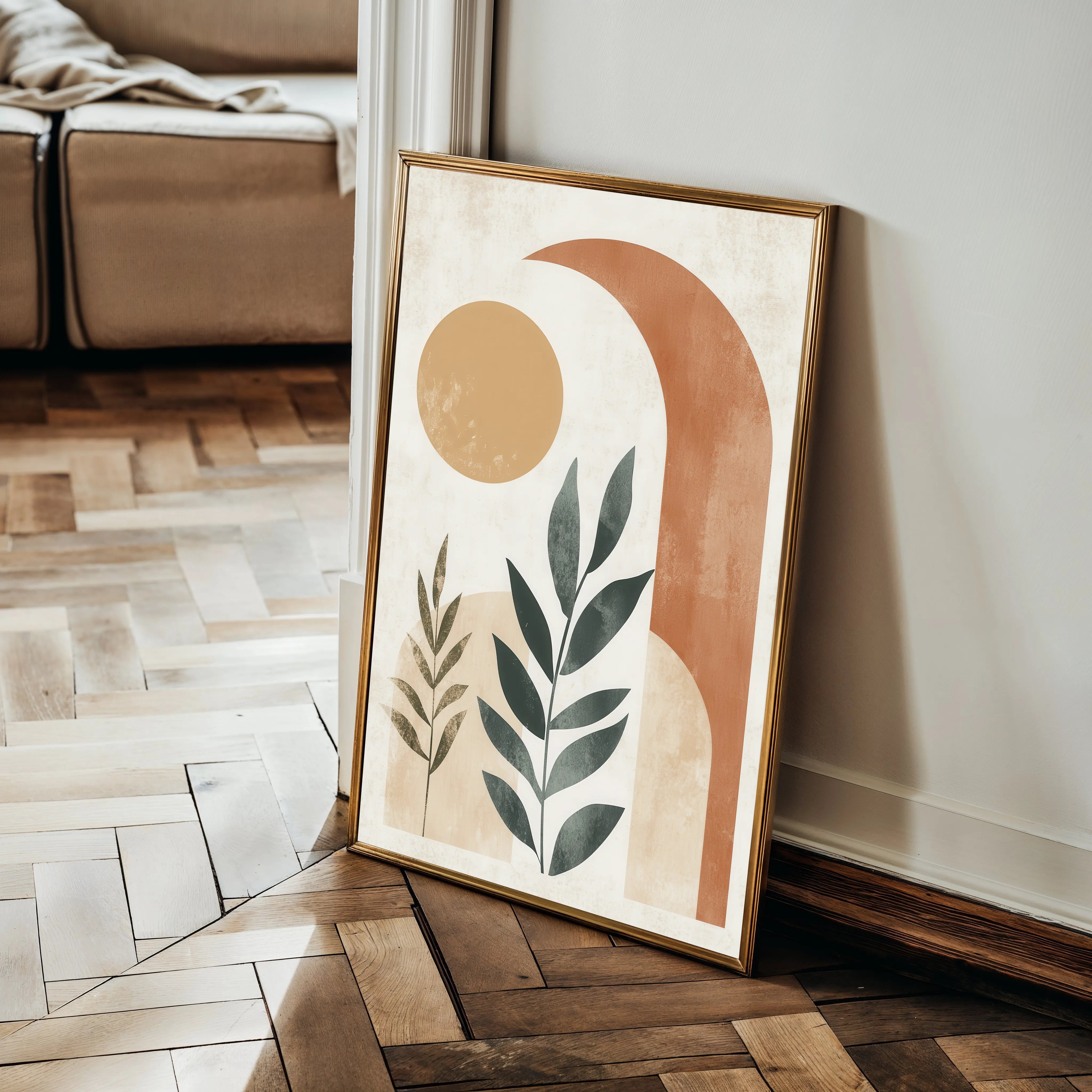 Boho 061 Canvas Art 18" x 24" / 45 x 60 cm / Black