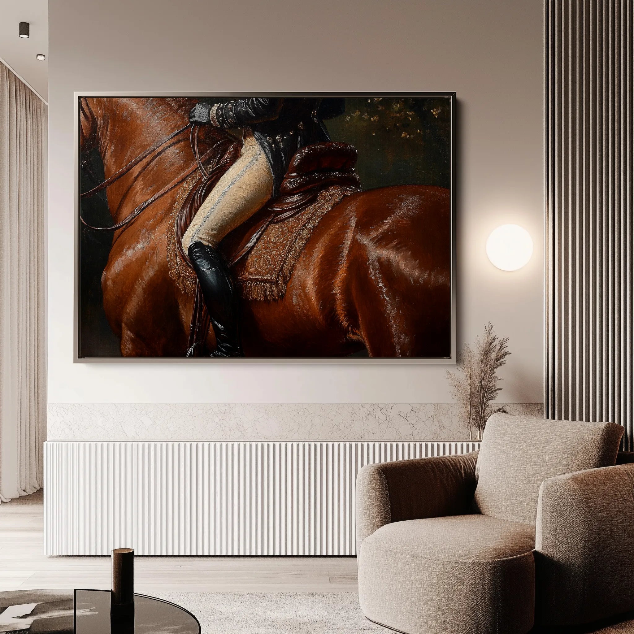 Classic 061 Canvas Art 18" x 24" / 45 x 60 cm / Black