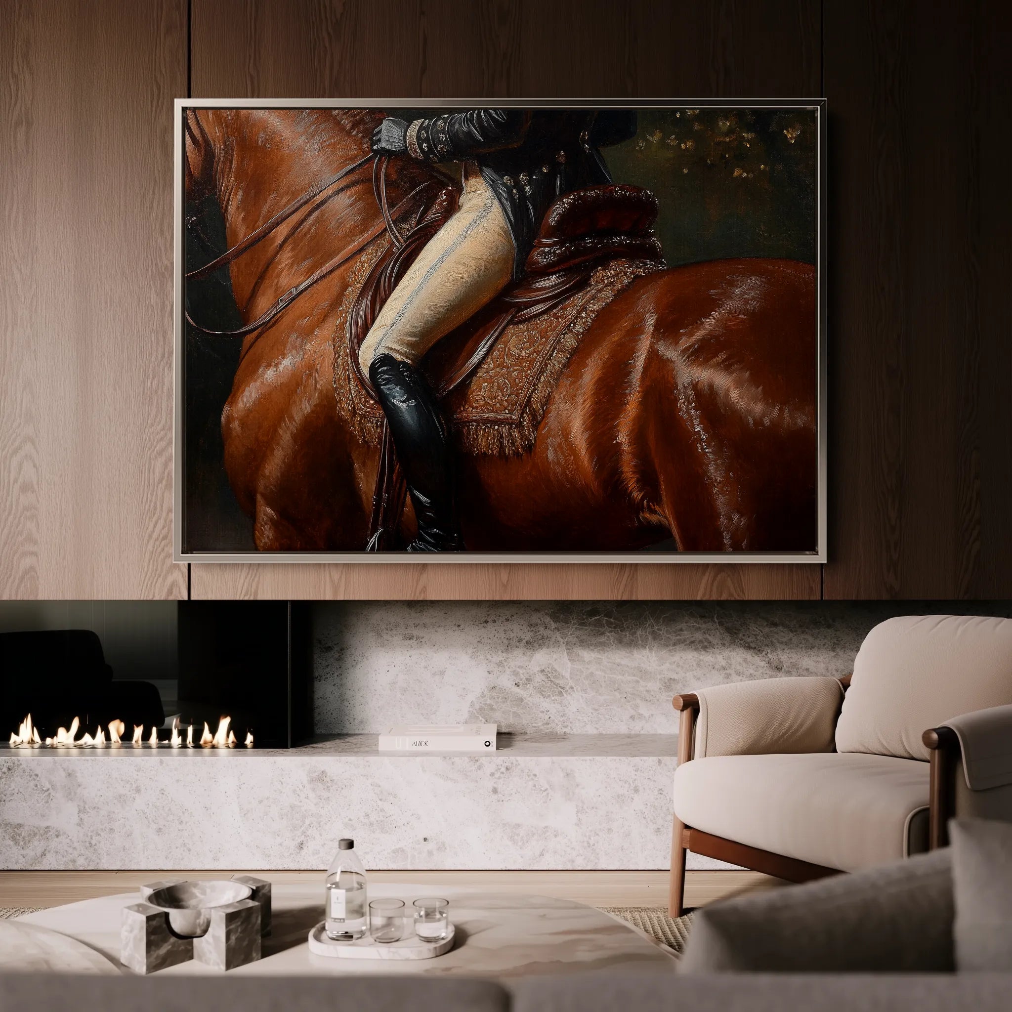 Classic 061 Canvas Art 18" x 24" / 45 x 60 cm / Black