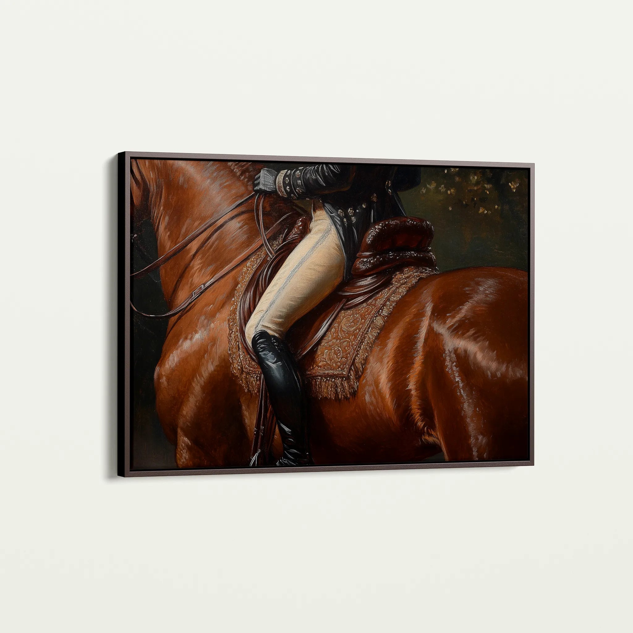 Classic 061 Canvas Art 18" x 24" / 45 x 60 cm / Black