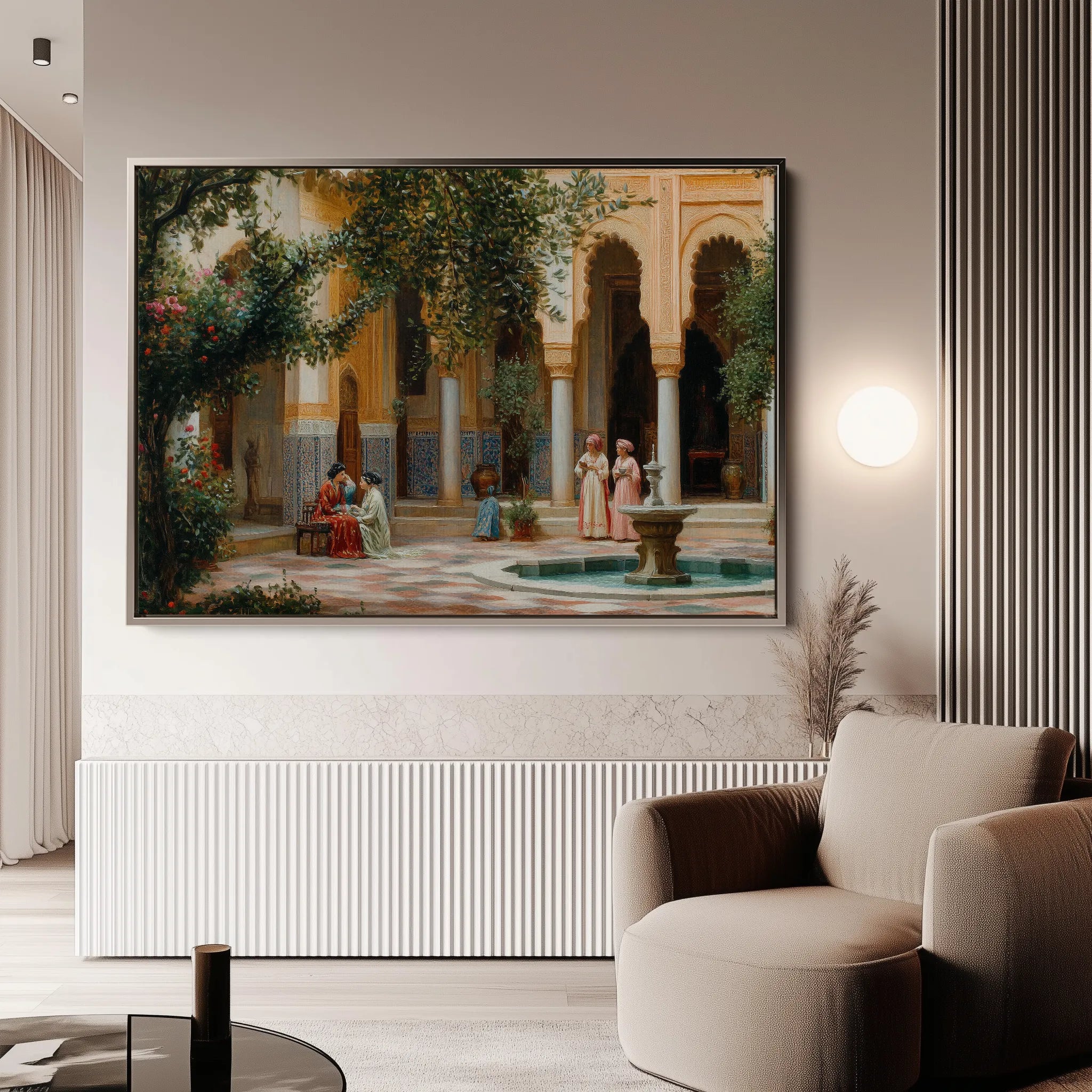 Orientalist 061 Canvas Art 18" x 24" / 45 x 60 cm / Black